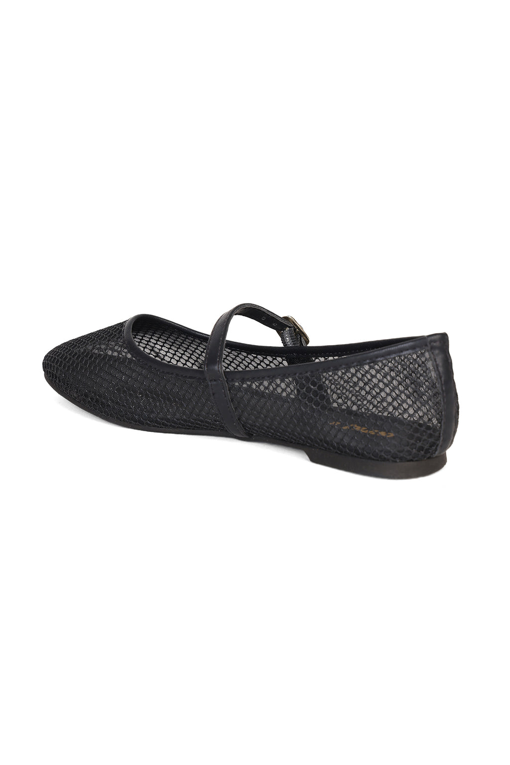 Black Self Design Mary Jane for Women - Image 4