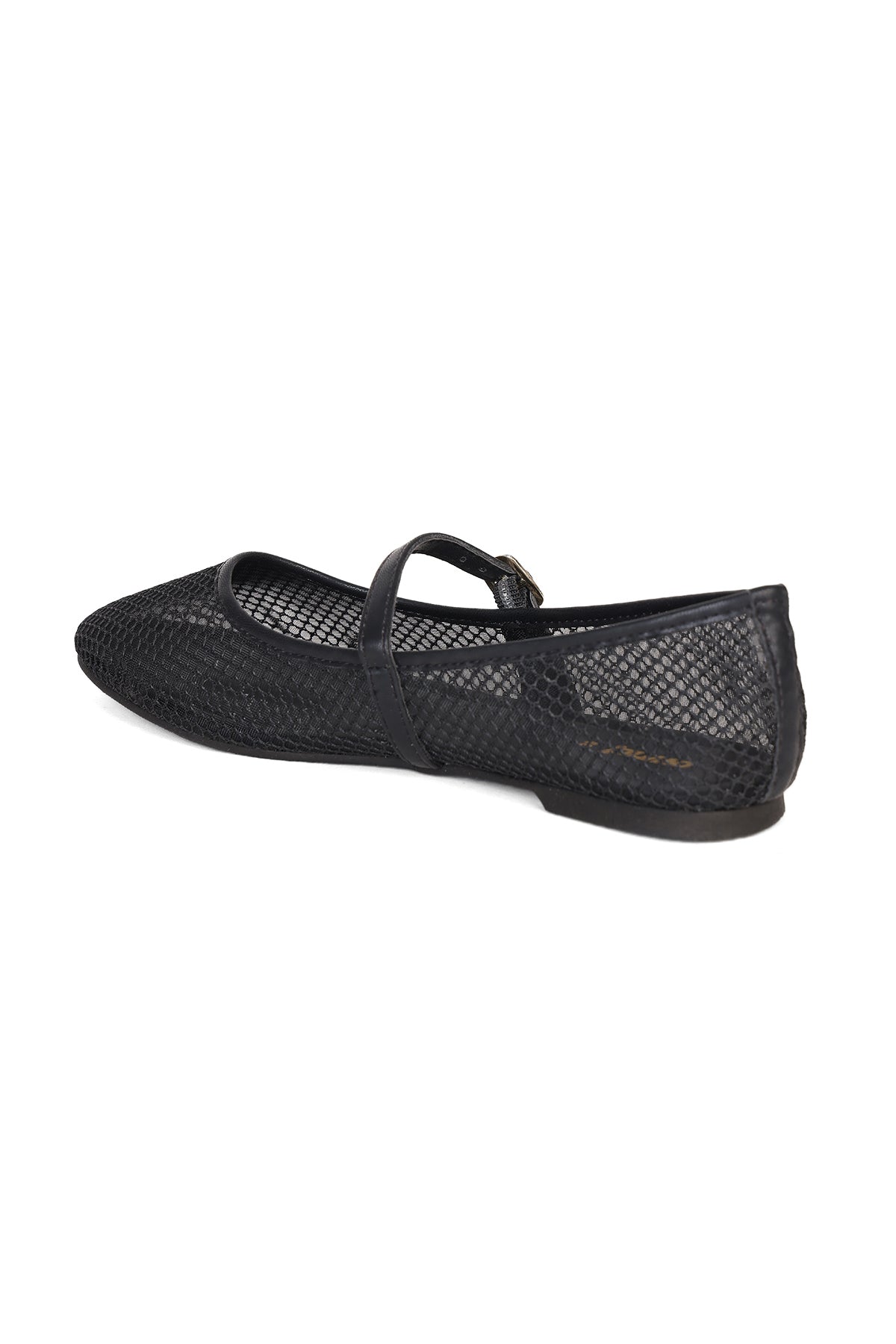Black Self Design Mary Jane for Women - Image 4