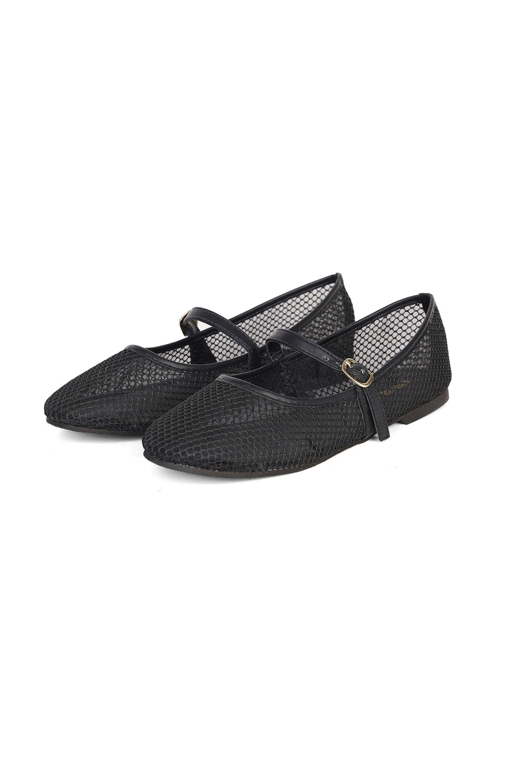 Black Self Design Mary Jane for Women - Image 5