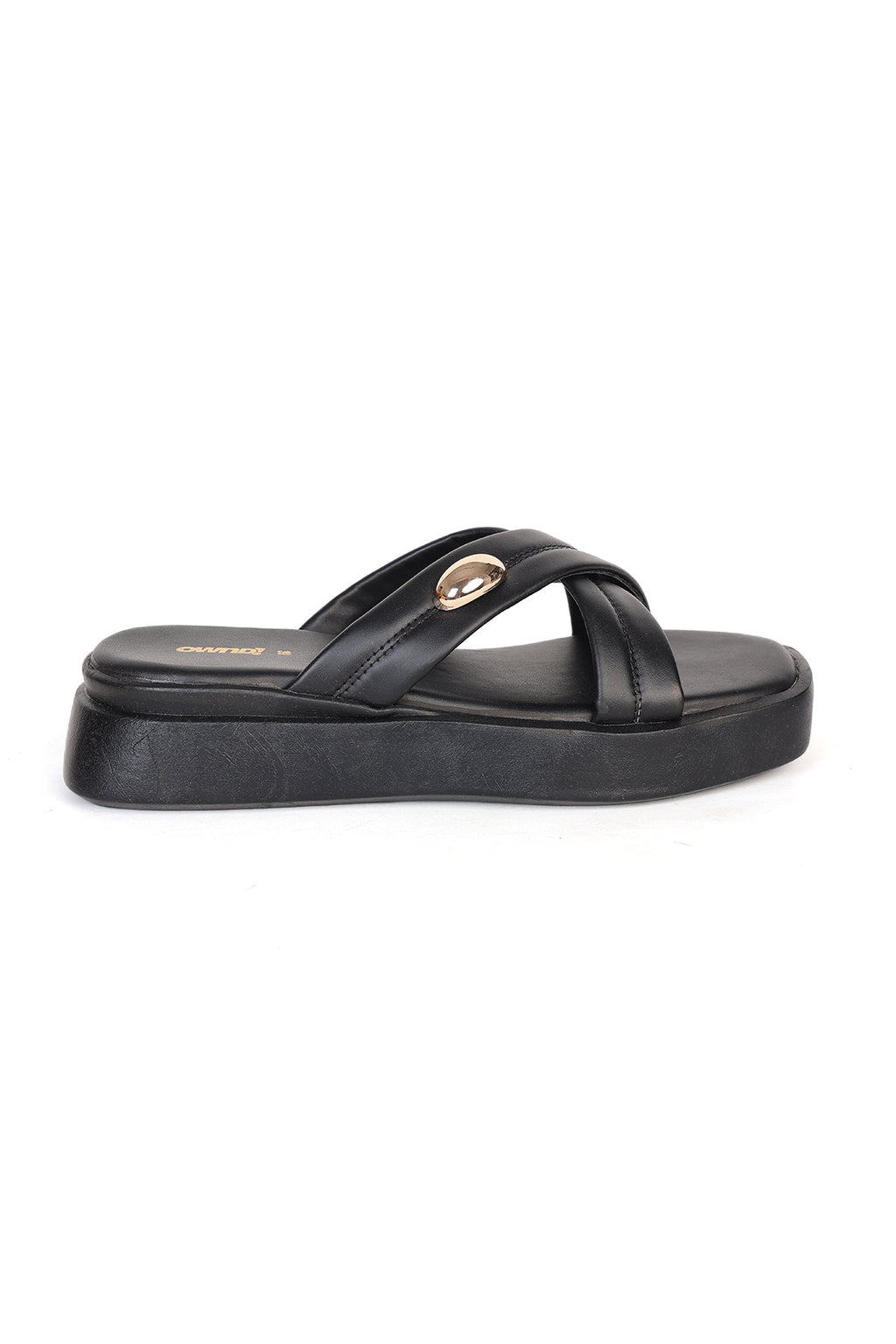 Black Platform Sandals for Women - Image 2