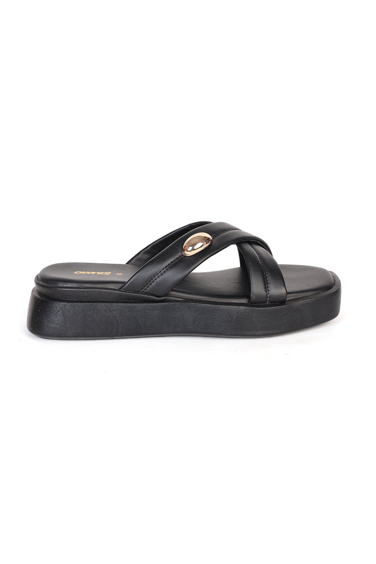 Black Platform Sandals for Women - Image 2