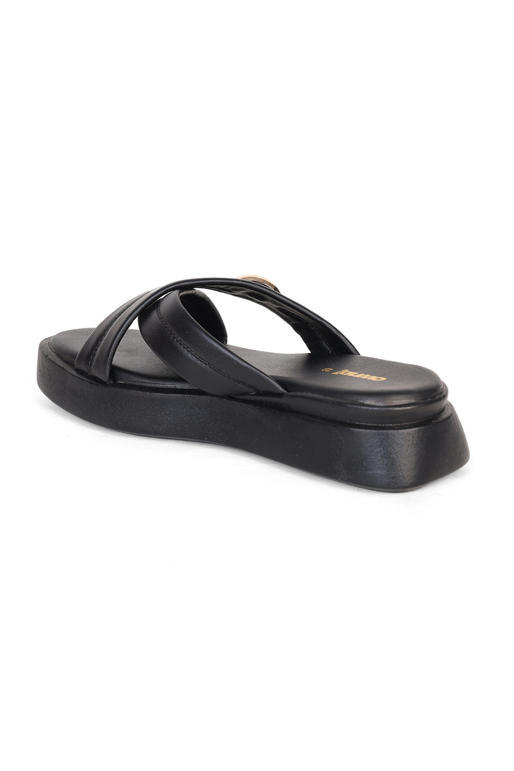 Black Platform Sandals for Women - Image 4