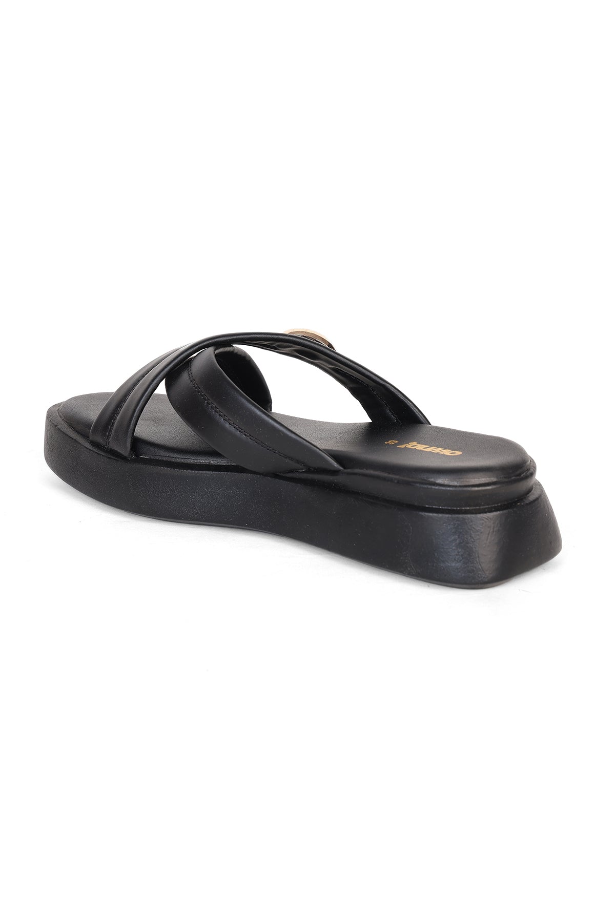 Black Platform Sandals for Women - Image 4