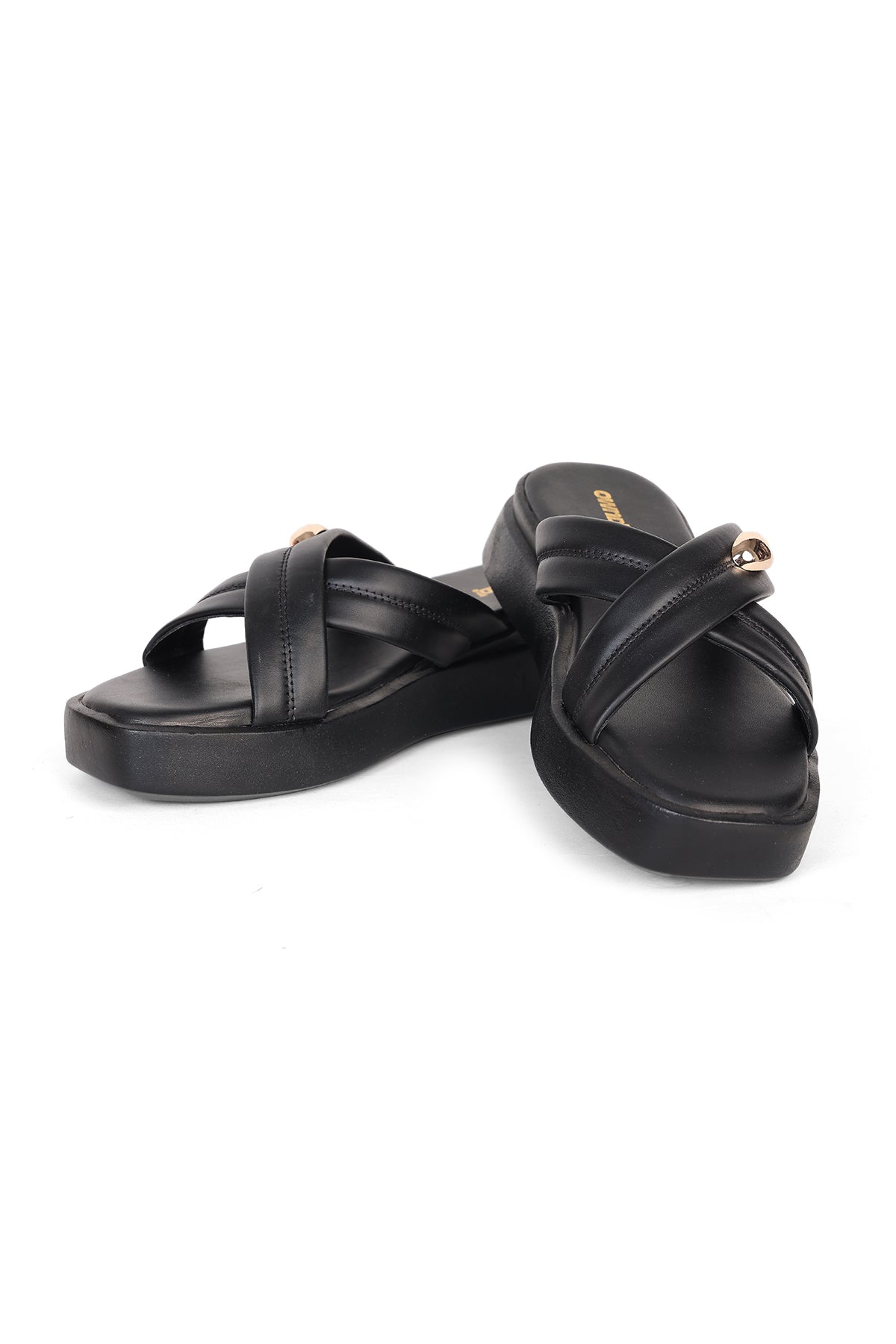 Black Platform Sandals for Women - Image 6