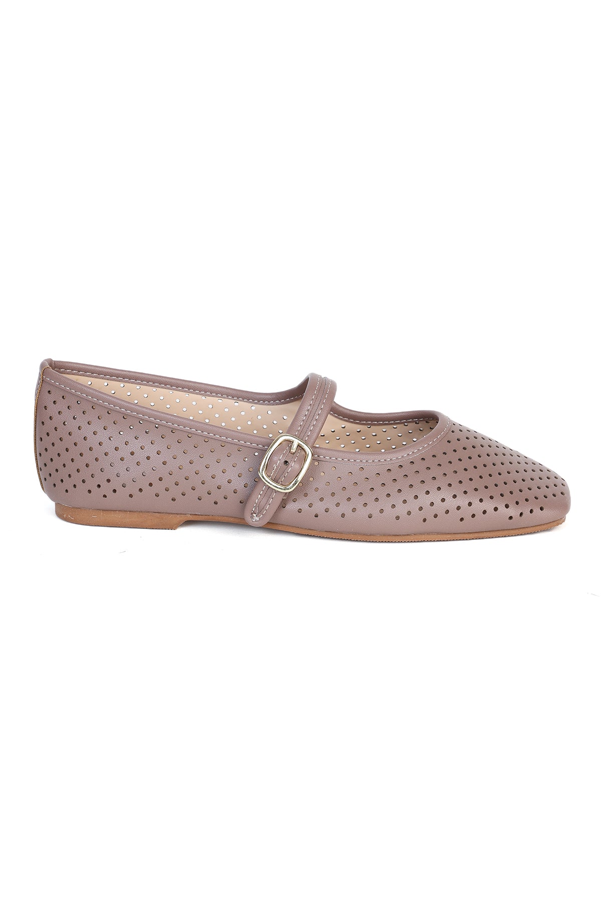 Brown Mary Jane Ballerinas for Women - Image 2