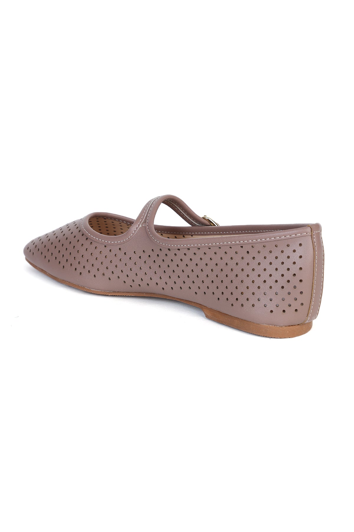 Brown Mary Jane Ballerinas for Women - Image 3
