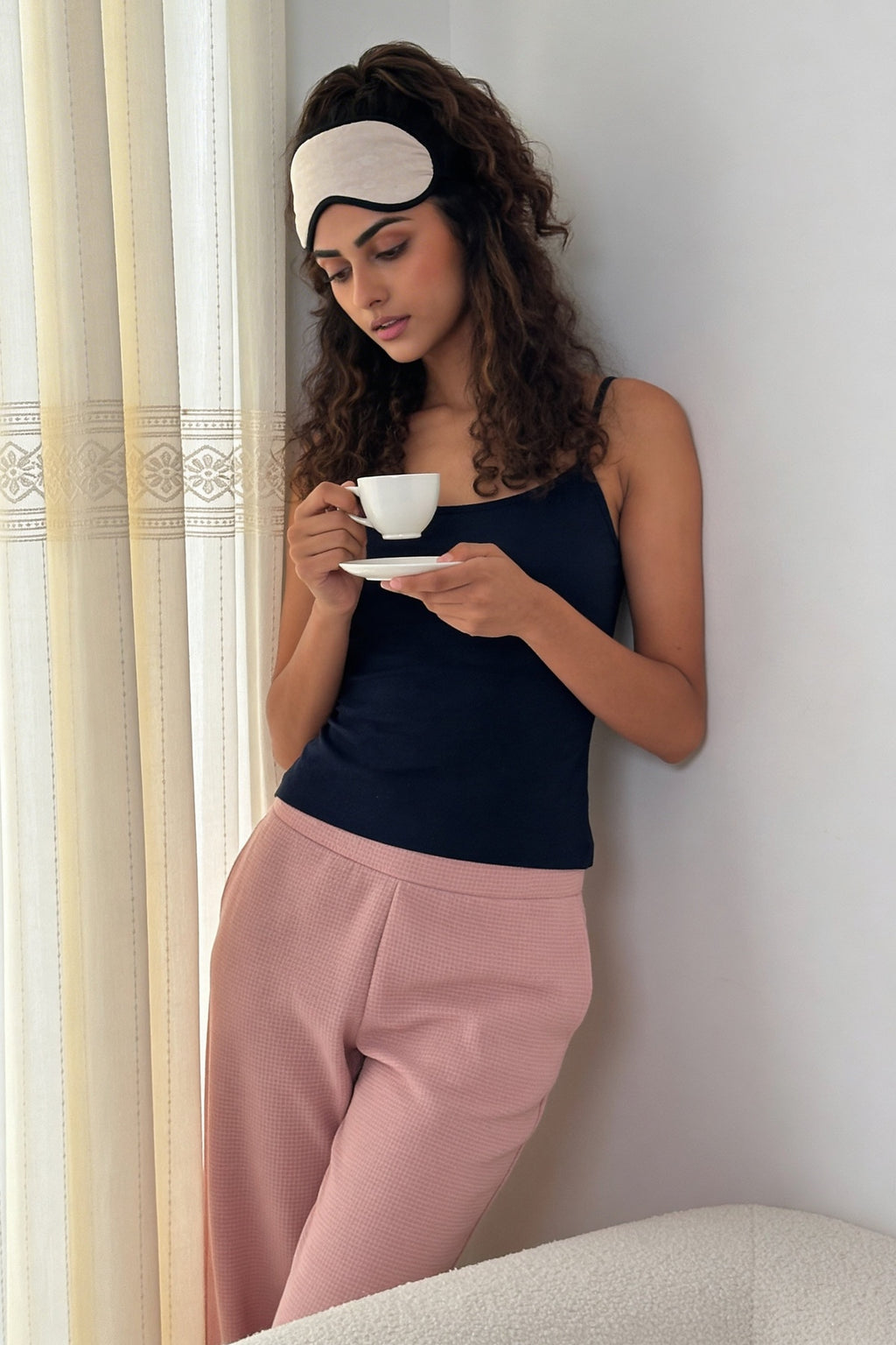 Navy Essential Fitted Camisole for Women - Image 1