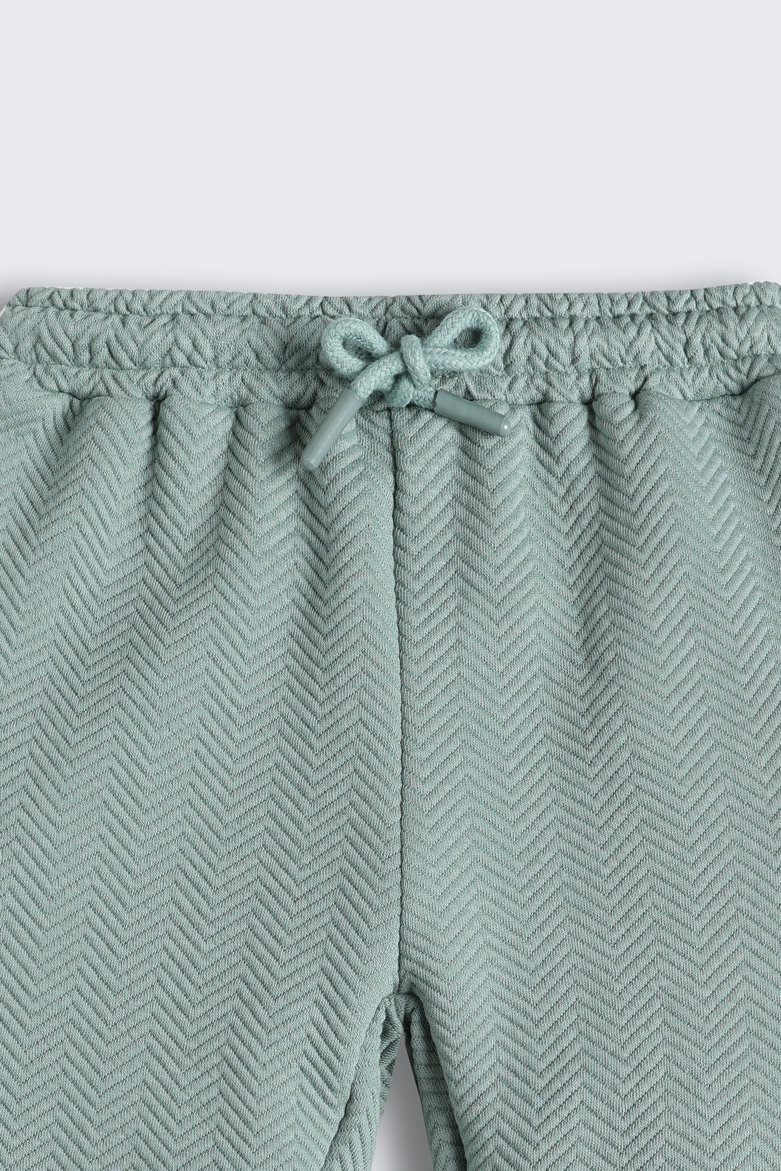 Green 3 Pocketed Regular Fit Bermuda Shorts for Boys - Image 4