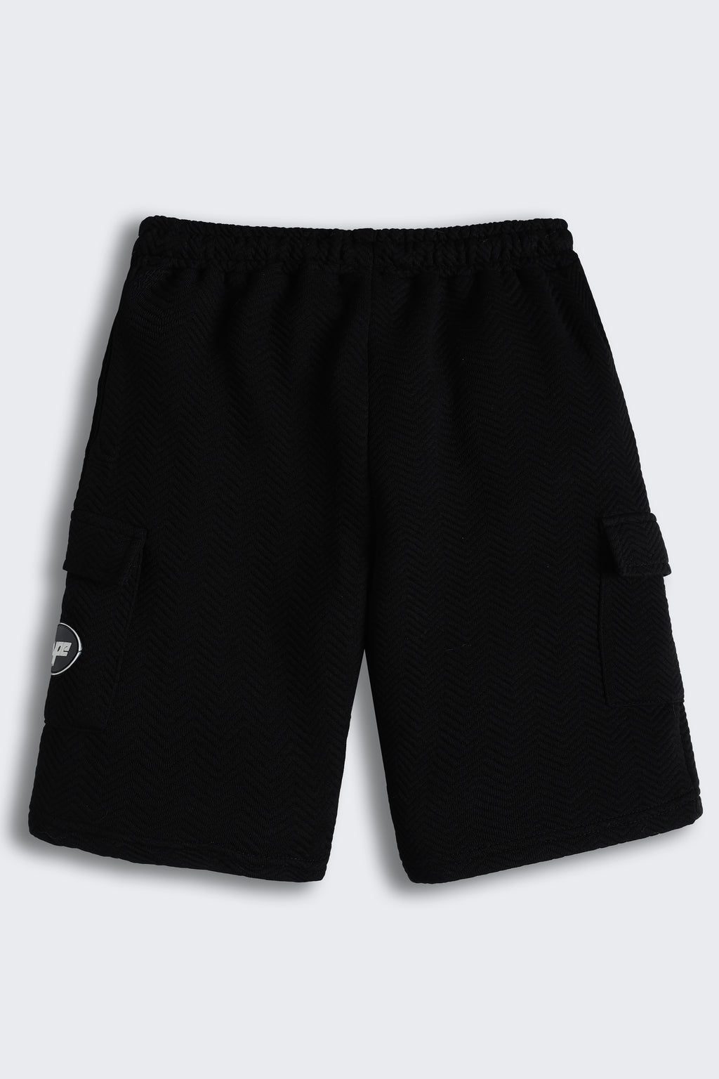 Black Regular Fit Shorts for Boys - Image 3