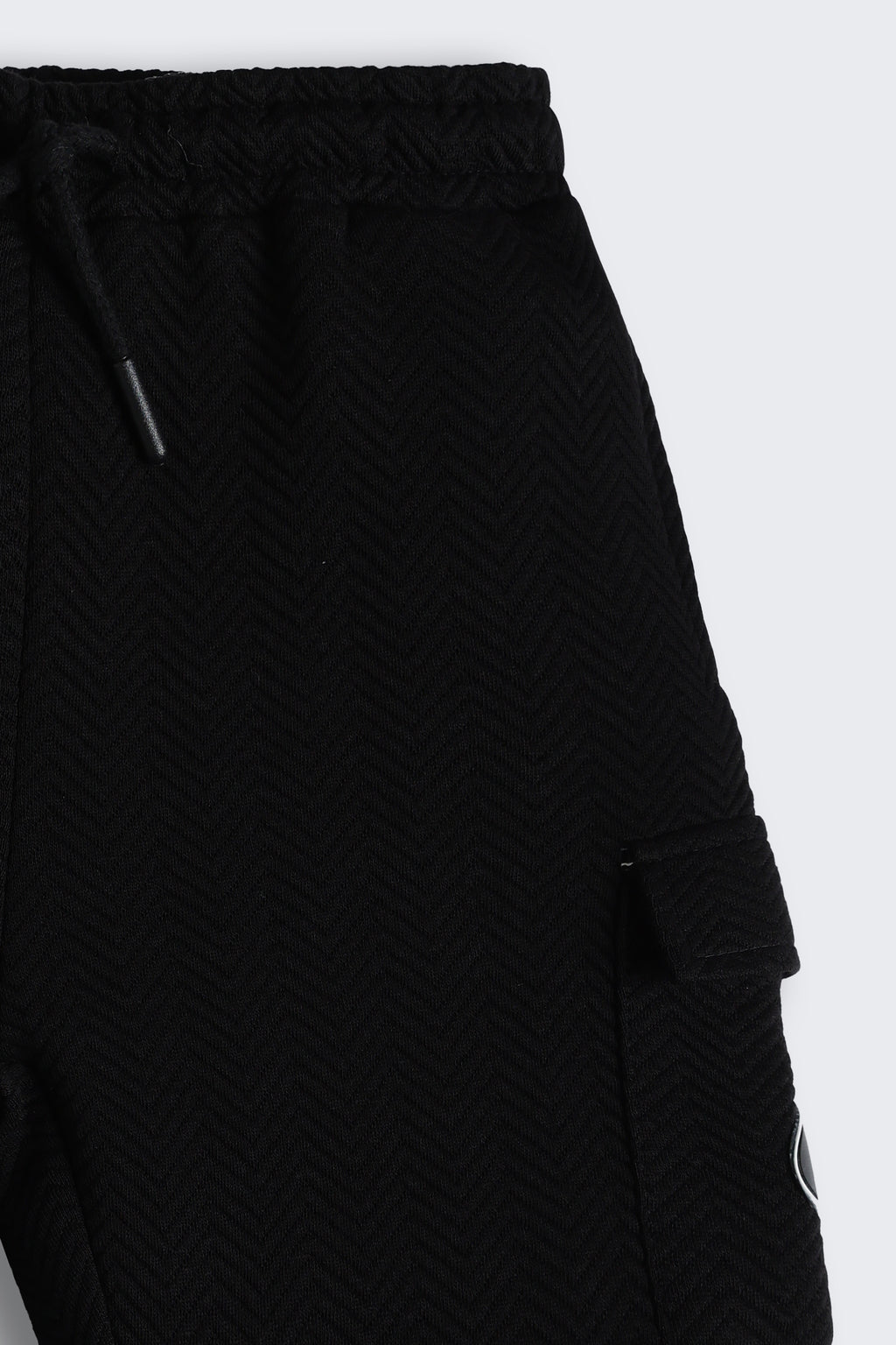 Black Regular Fit Shorts for Boys - Image 5