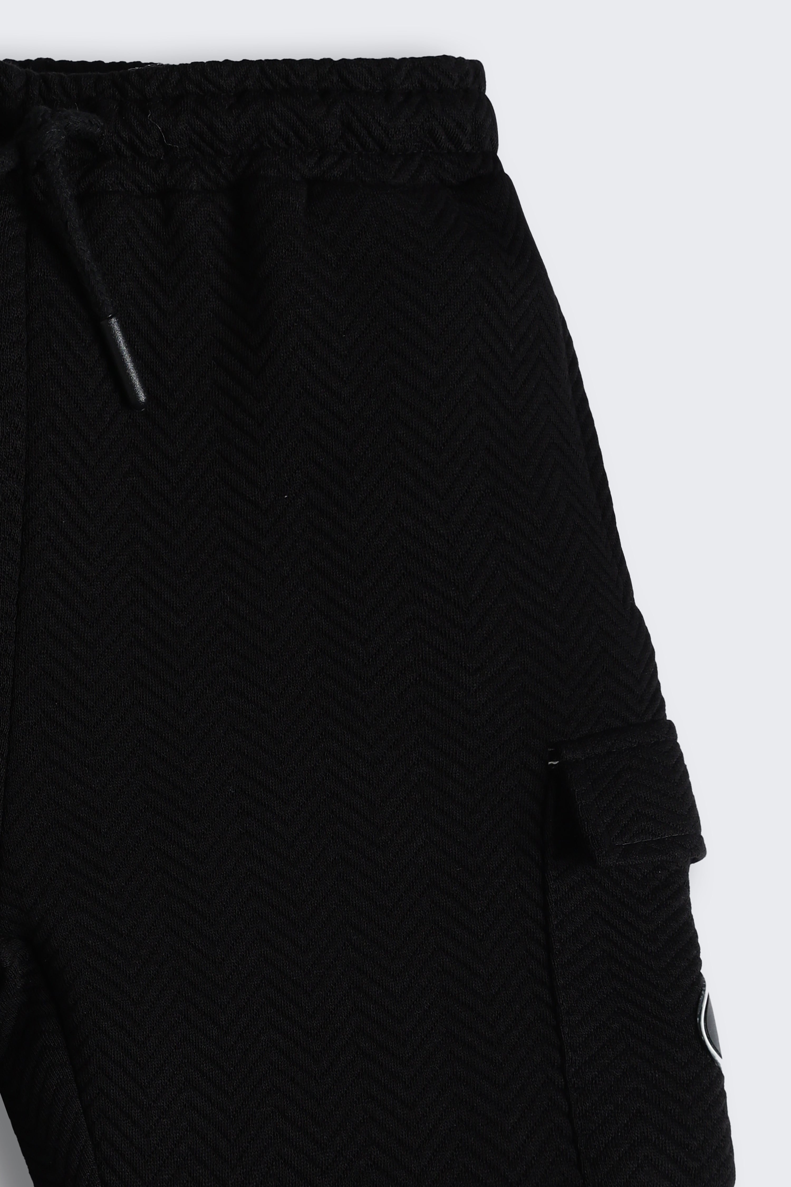 Black Regular Fit Shorts for Boys - Image 5