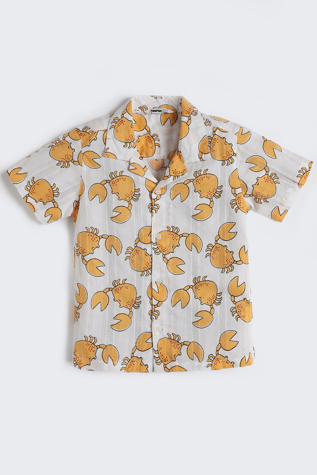 Orange Crab All - Over Printed Regular Fit Shirt for Boys - Image 2