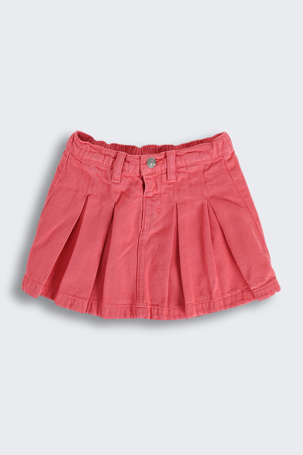 Coral Pleated Skirt for Girls - Image 2