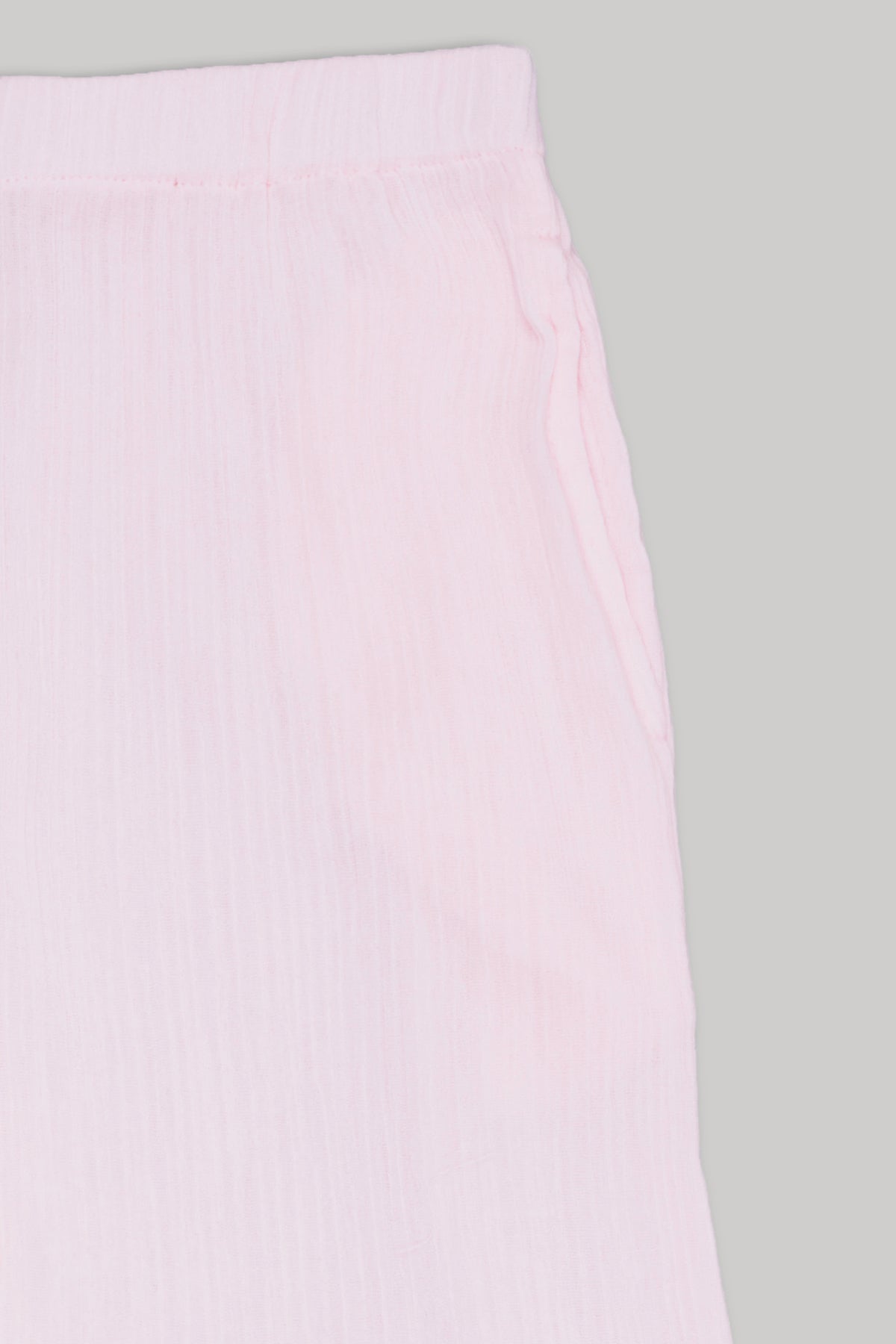 Pink Embroidered Regular Fit Pant for Girls - Image 4