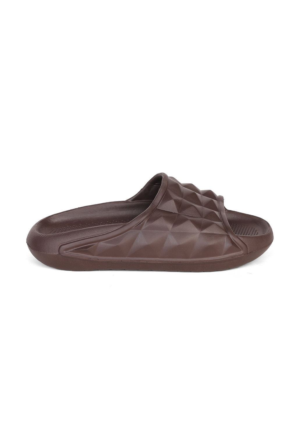 Brown Textured Pool Slides for Women - Image 2