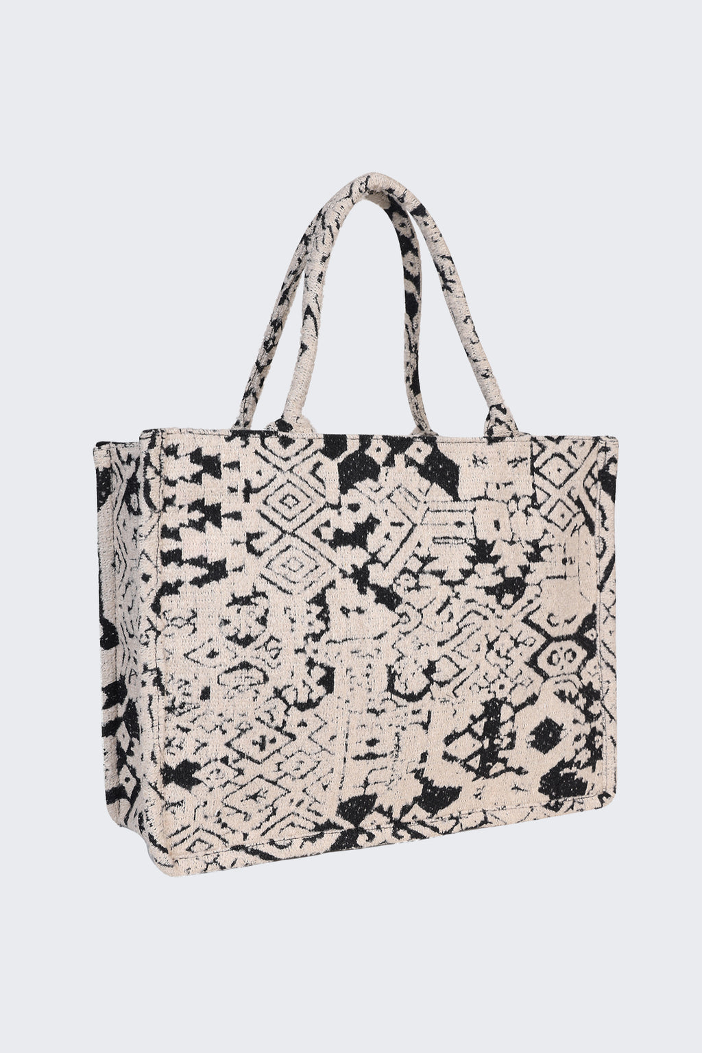Black All - Over Printed Tote Bag For Women - Image 3