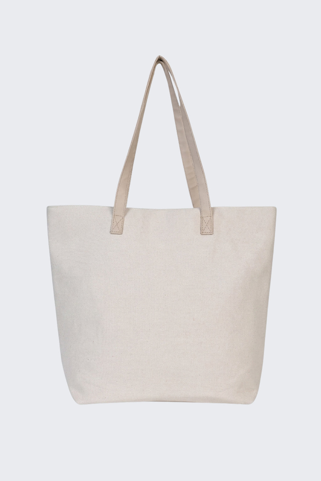 Off White Self Design Tote Bag With Tassel For Women - Image 3
