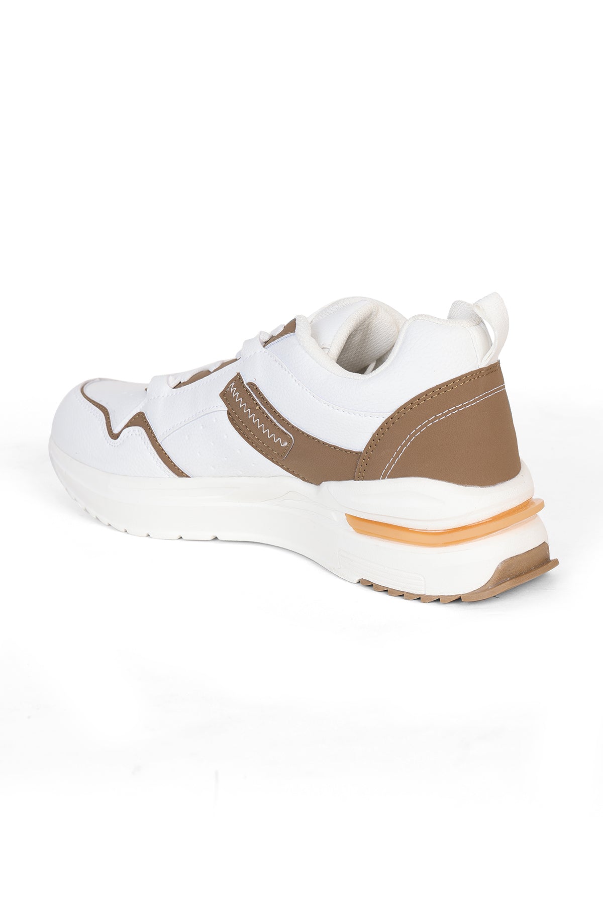 Beige Colourblocked Sneakers for Men - Image 4