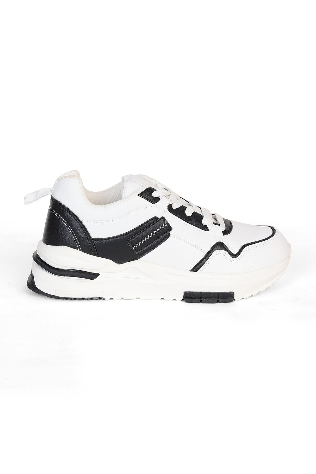 Black Colourblocked Sneakers for Men - Image 2