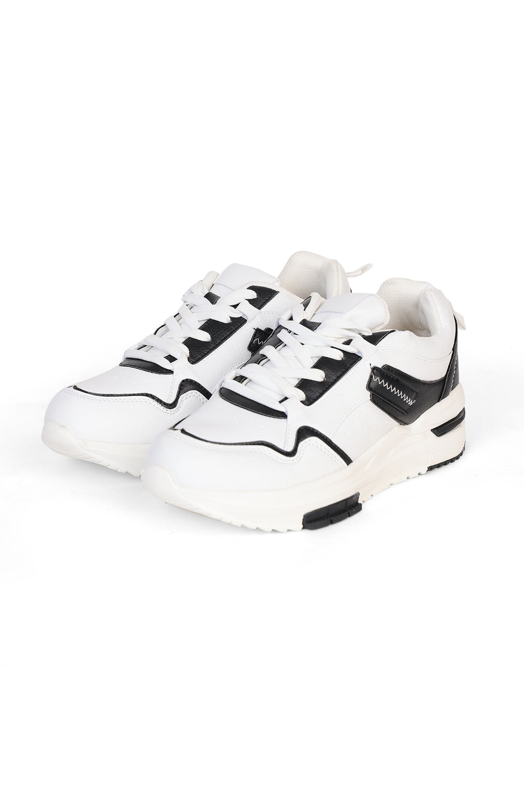 Black Colourblocked Sneakers for Men - Image 5