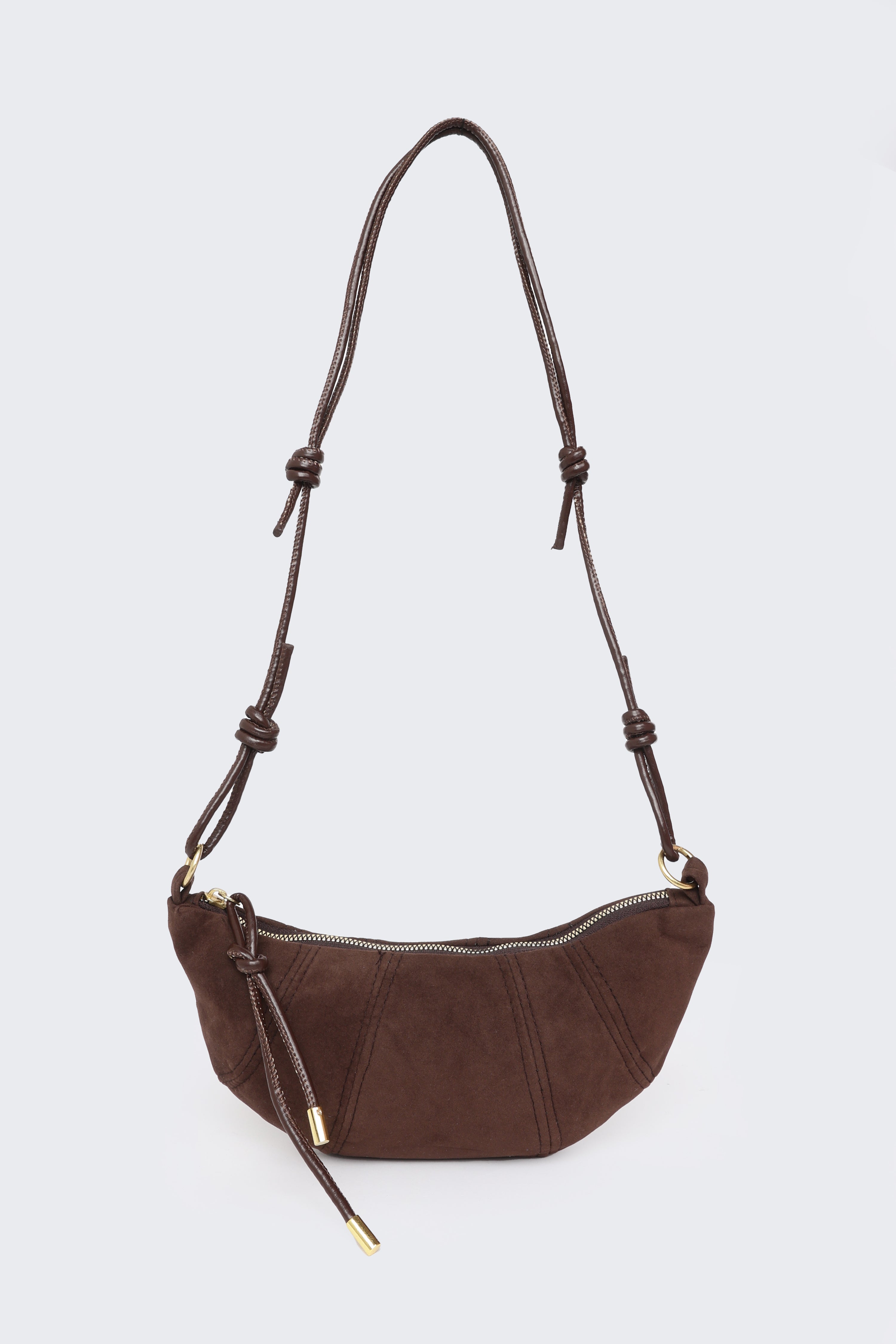 Tan Solid Sling Bags for Women - Image 2