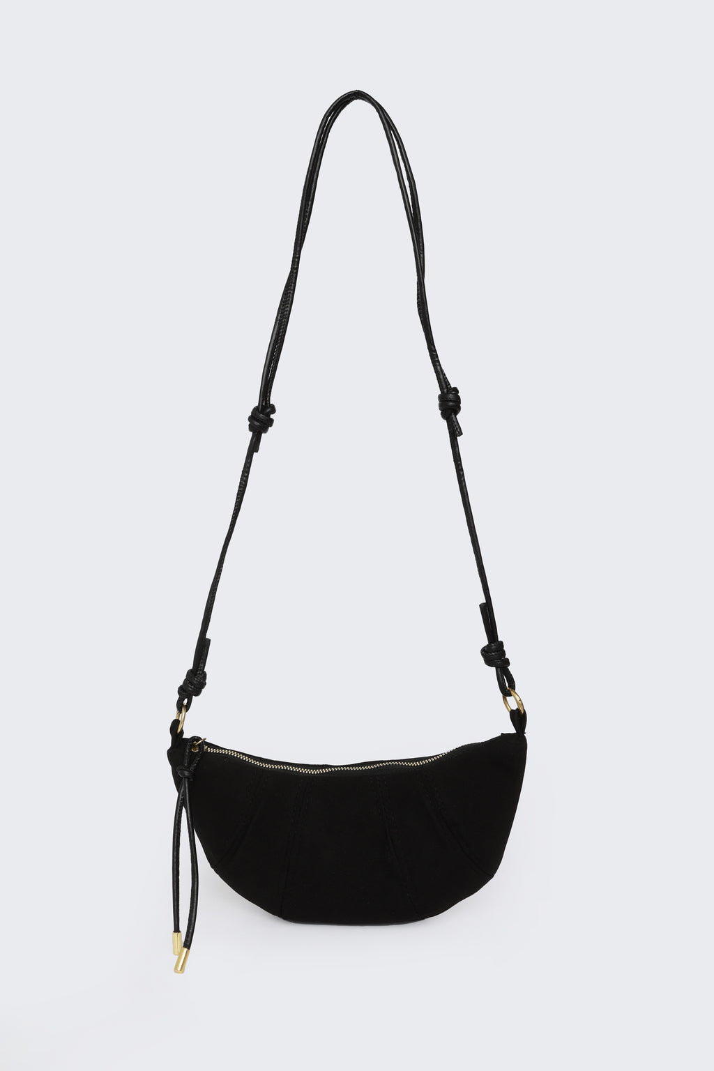 Black Solid Sling Bags for Women - Image 2
