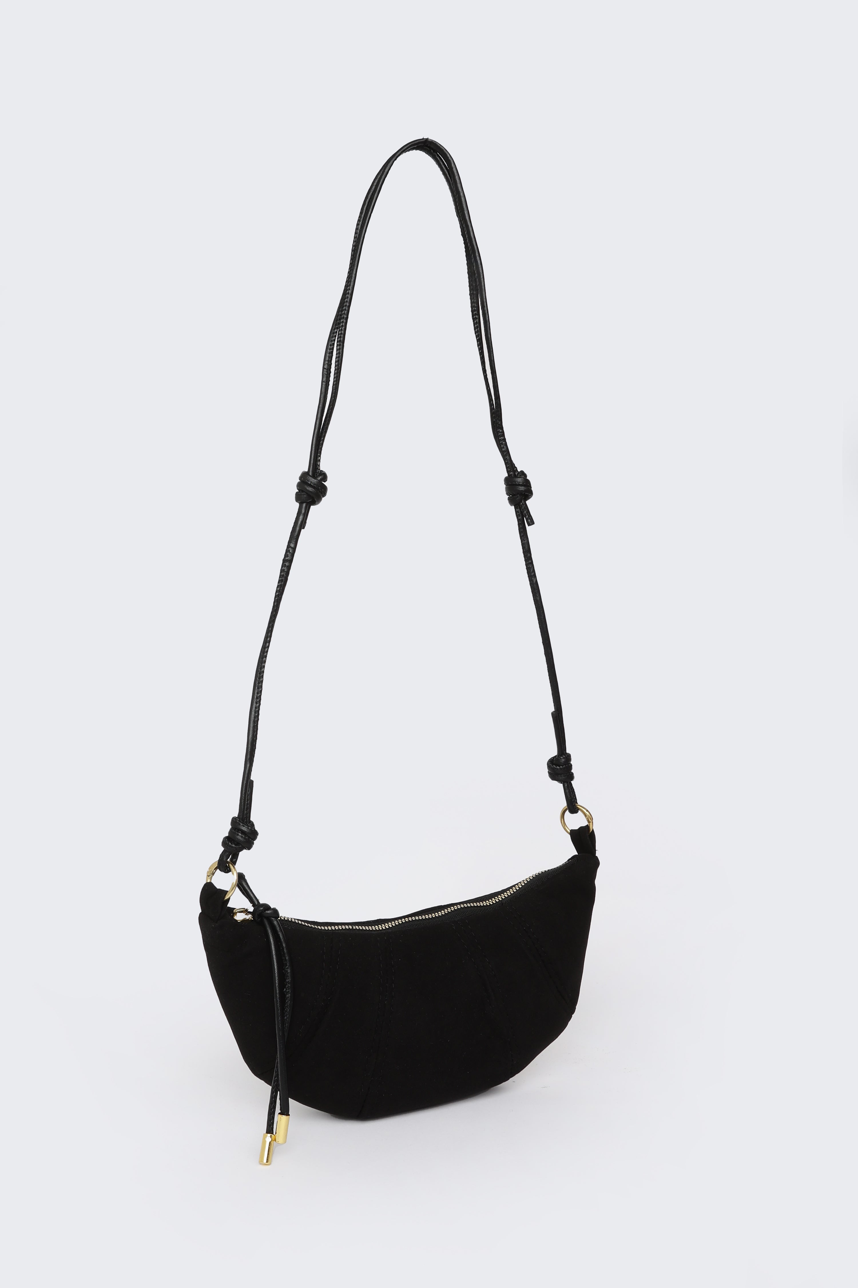 Black Solid Sling Bags for Women - Image 3