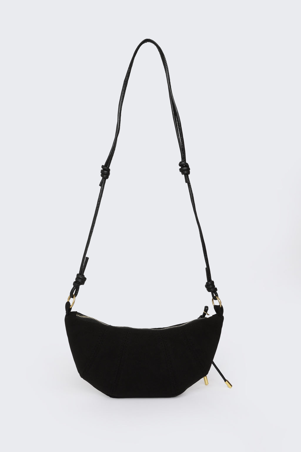 Black Solid Sling Bags for Women - Image 4