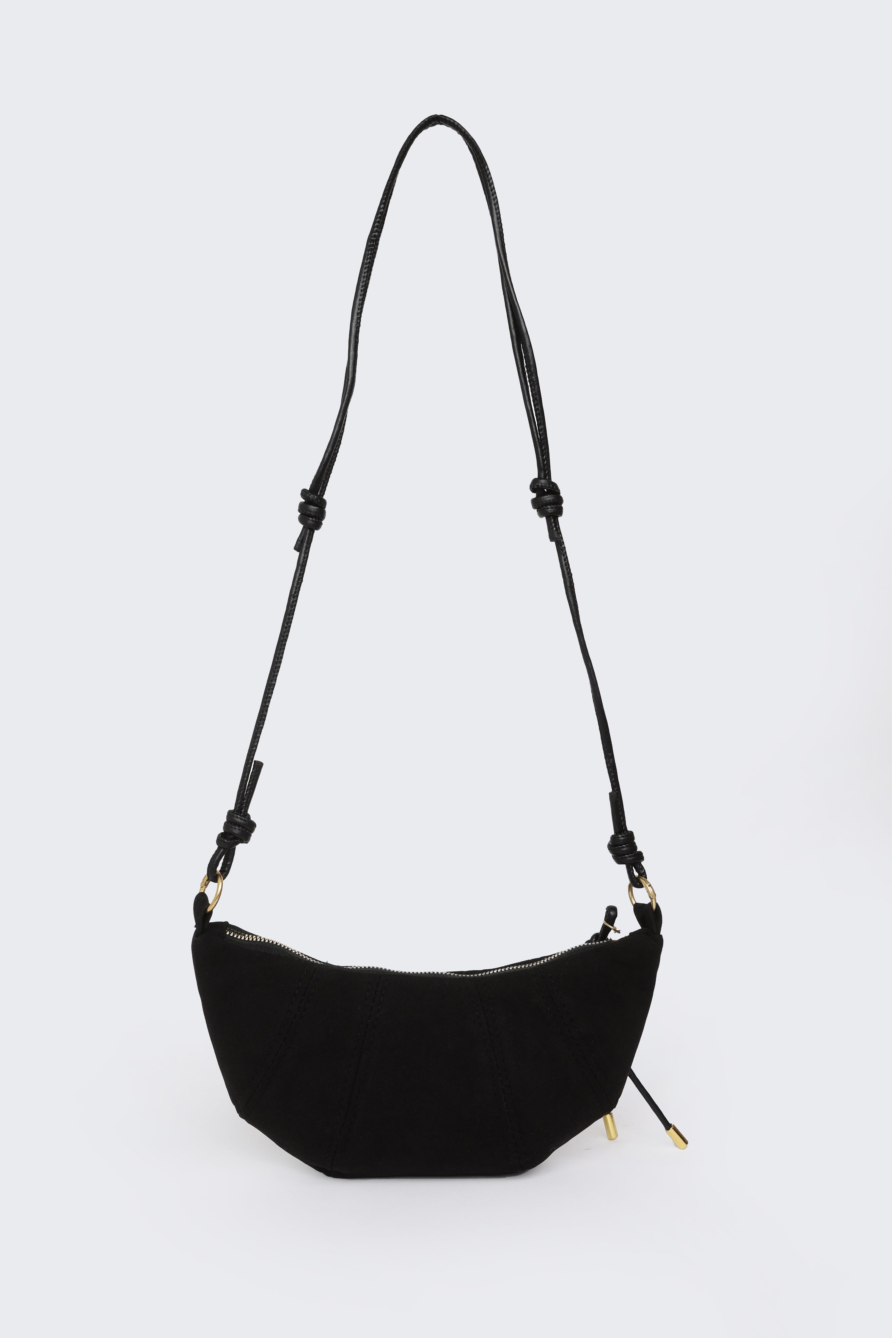 Black Solid Sling Bags for Women - Image 4