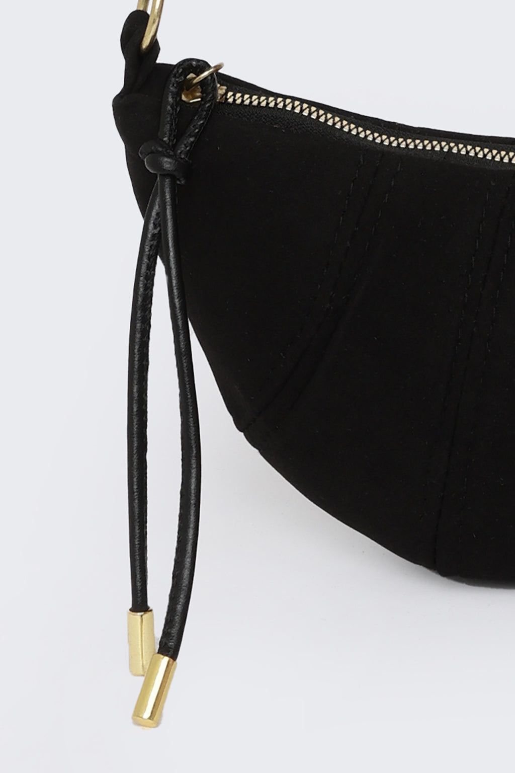 Black Solid Sling Bags for Women - Image 5