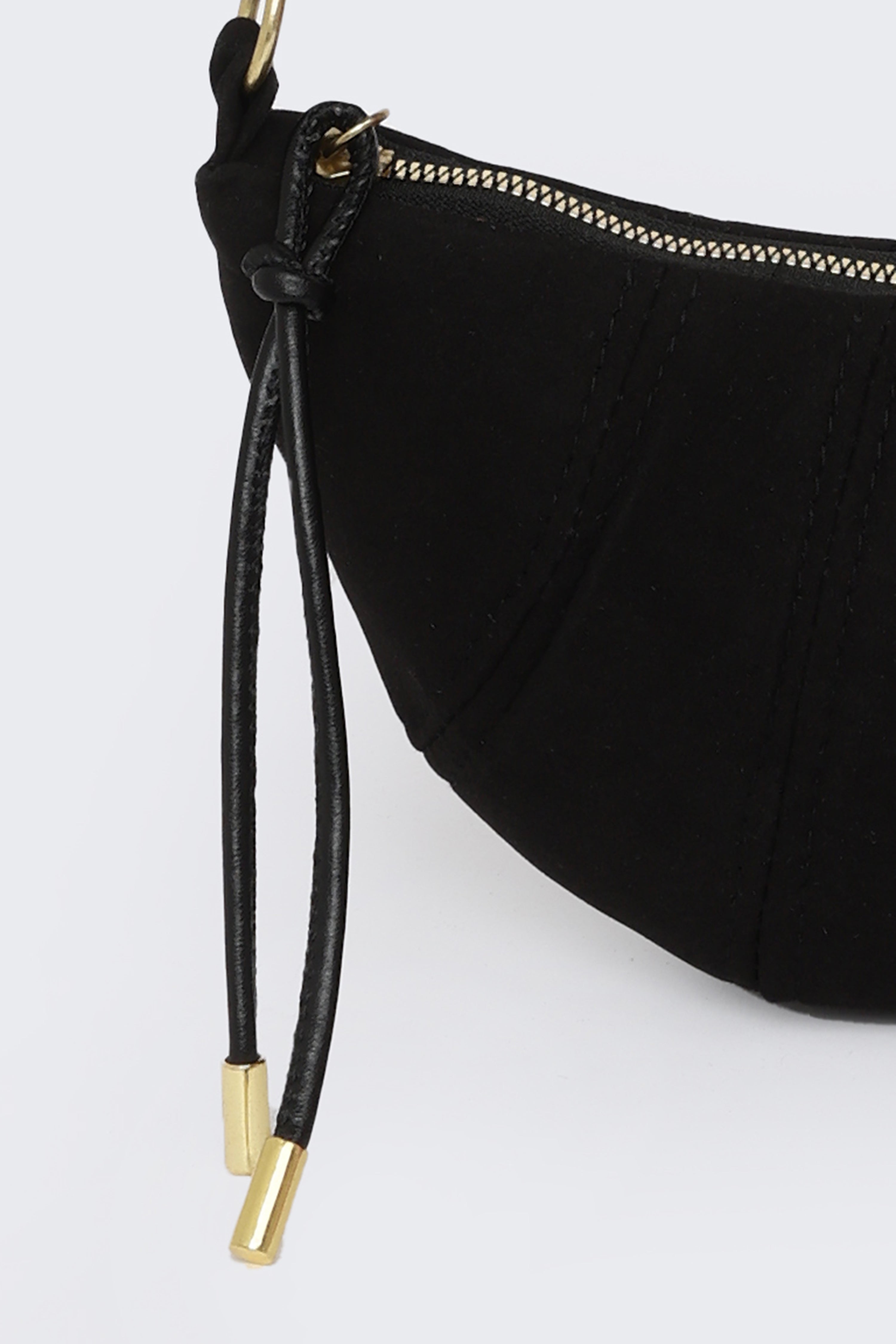 Black Solid Sling Bags for Women - Image 5