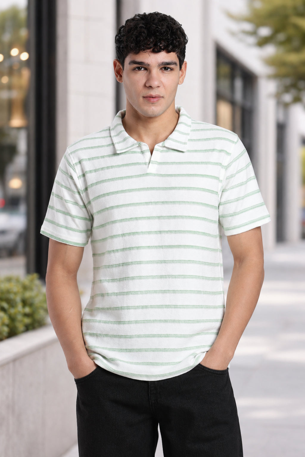 Green Regular Fit T-Shirt for Men - Image 1