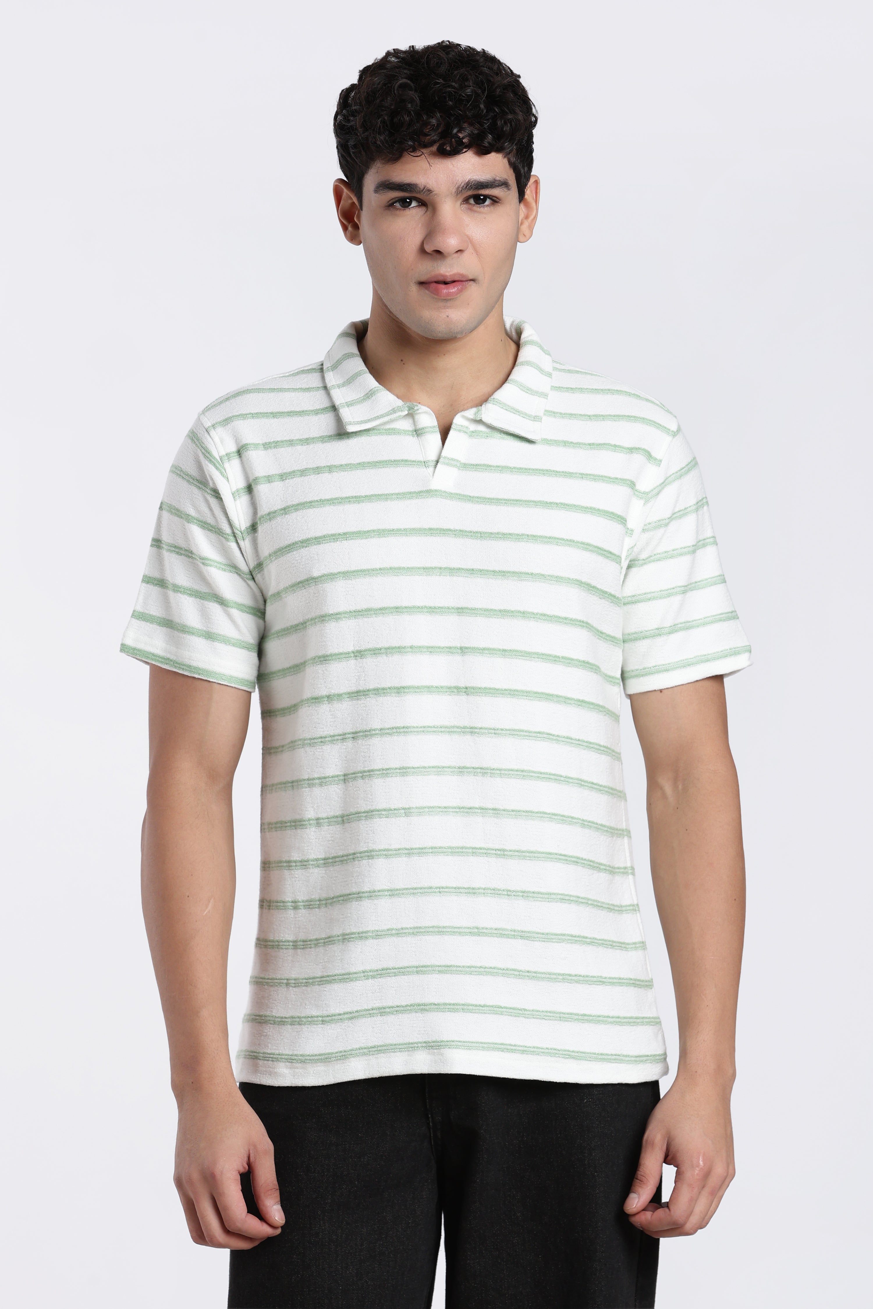 Green Regular Fit T-Shirt for Men - Image 2