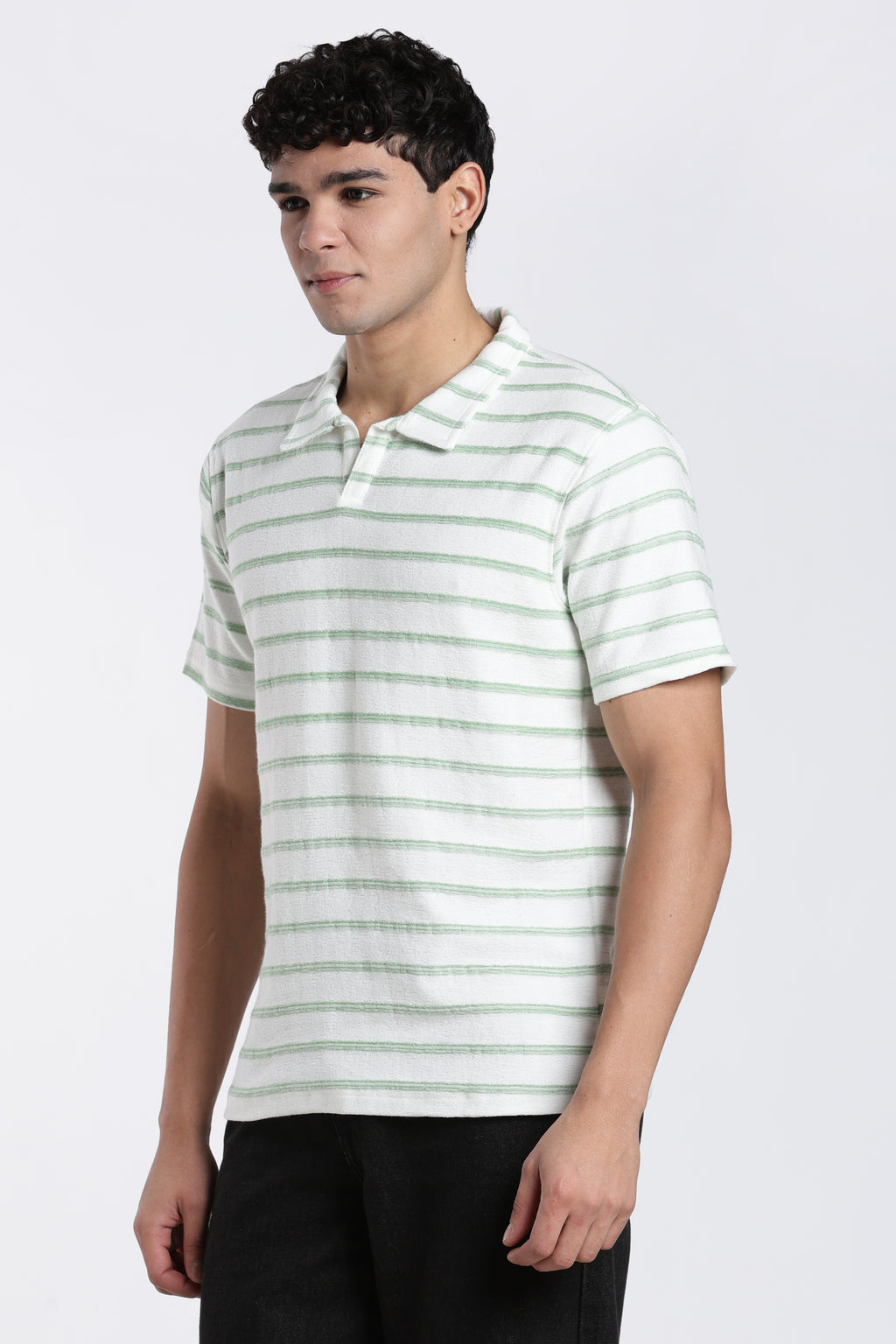 Green Regular Fit T-Shirt for Men - Image 4