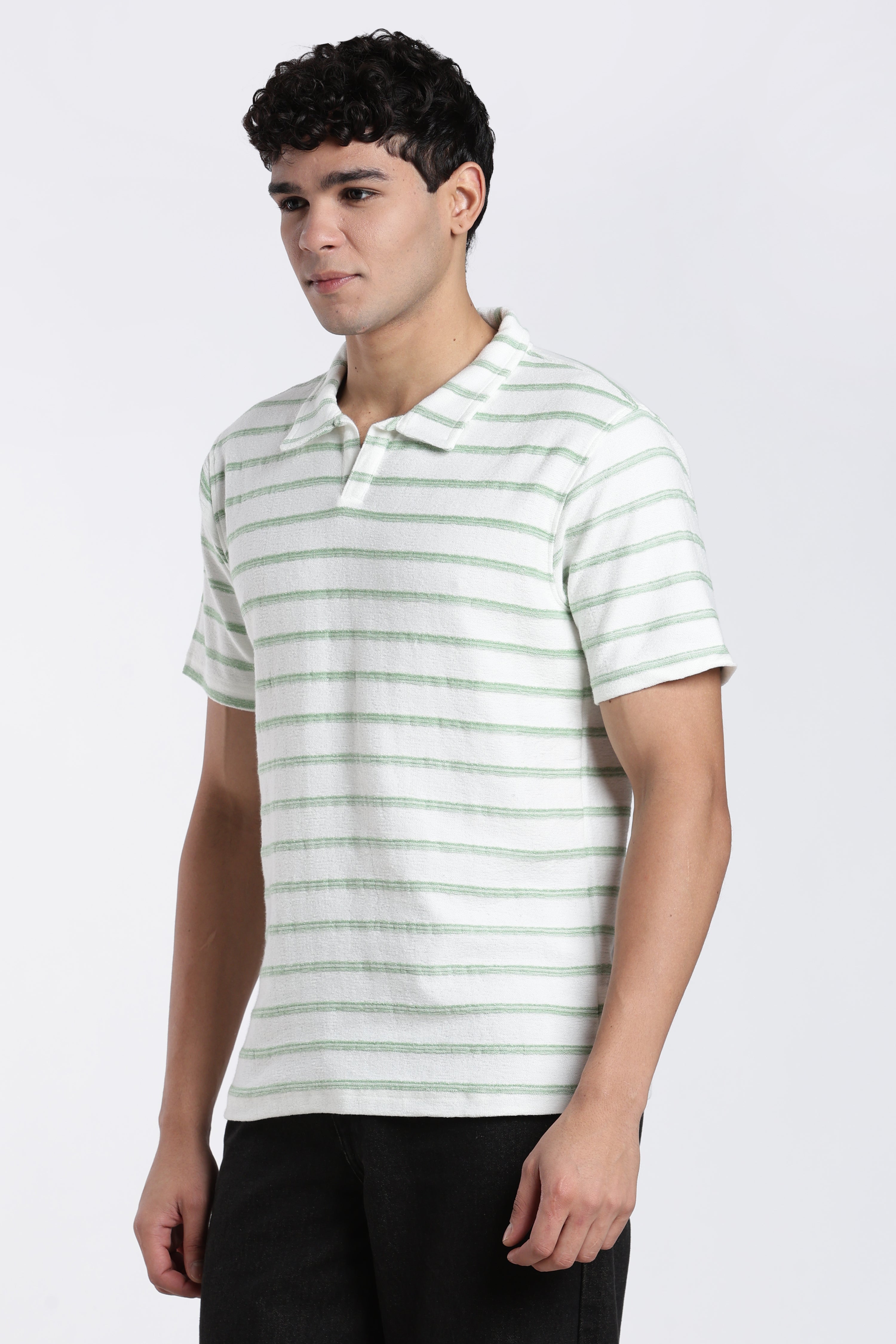 Green Regular Fit T-Shirt for Men - Image 4