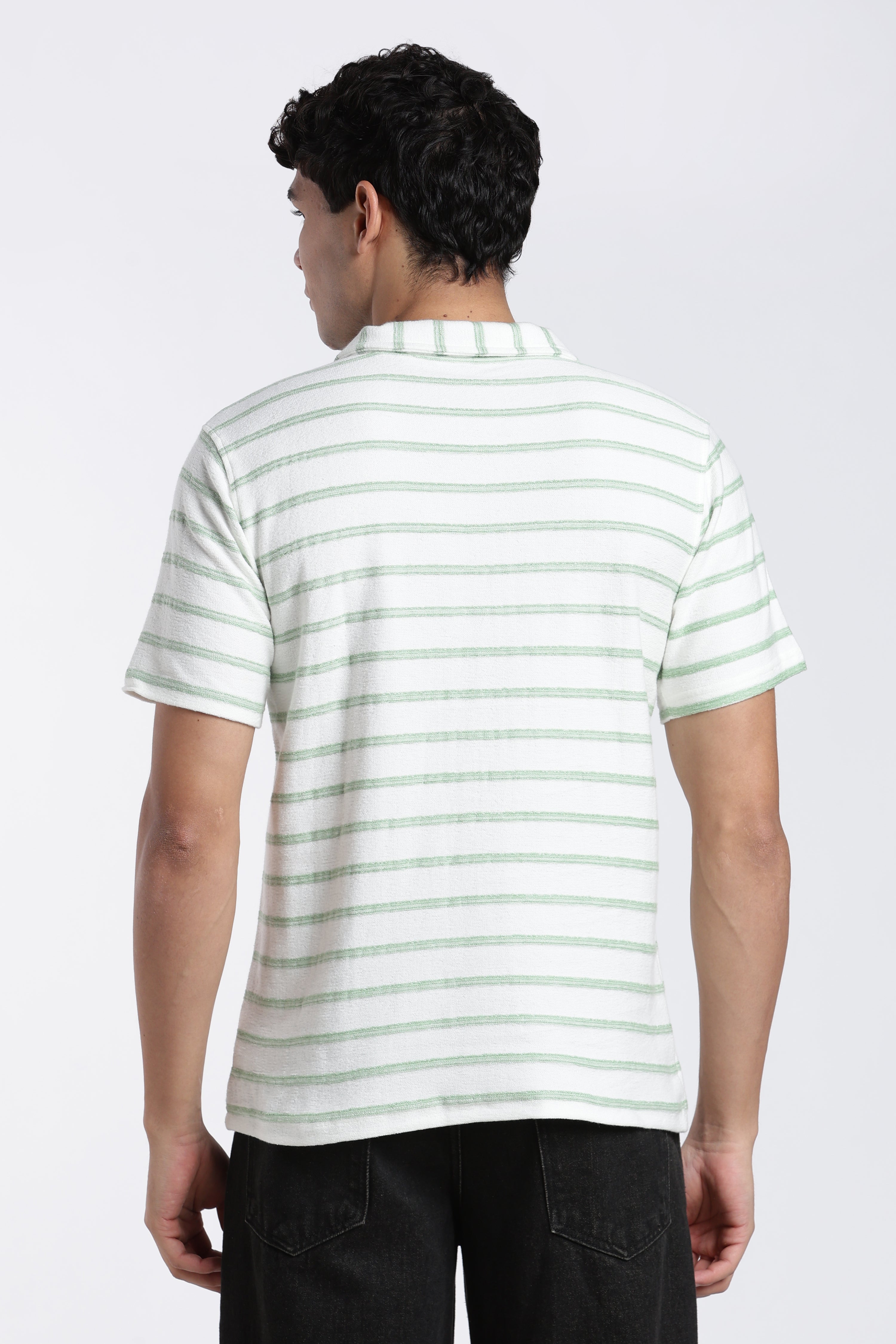 Green Regular Fit T-Shirt for Men - Image 5