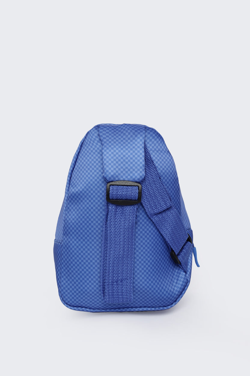 Blue Racing Car Graphic Print Backpack For Boys - Image 4