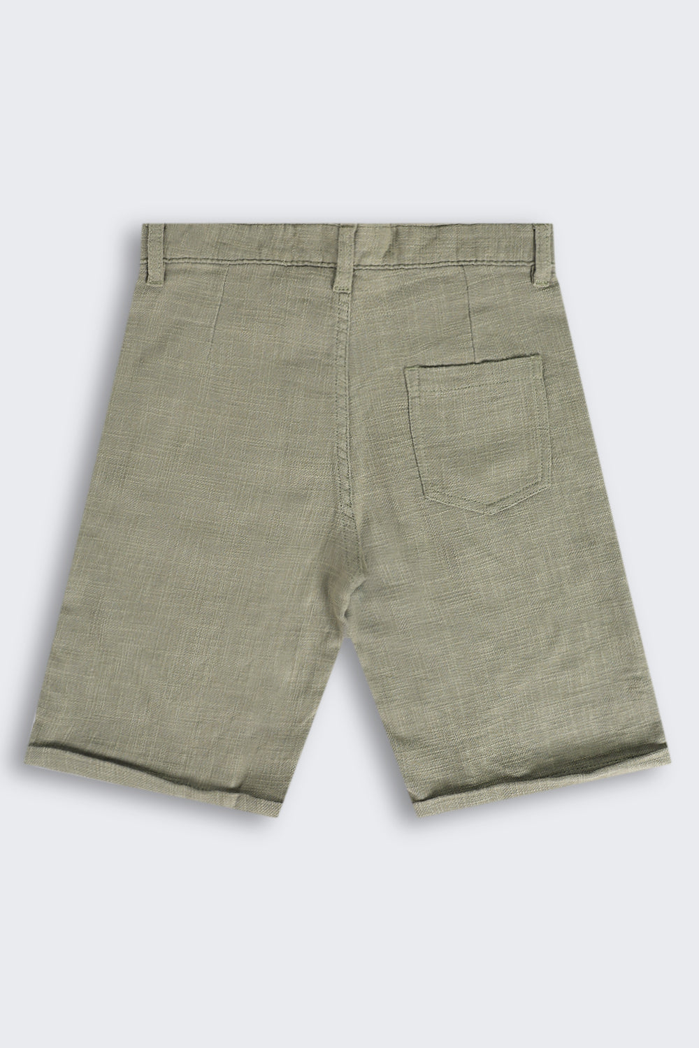 Olive Cargo Shorts for Tweens Boys - Image 3