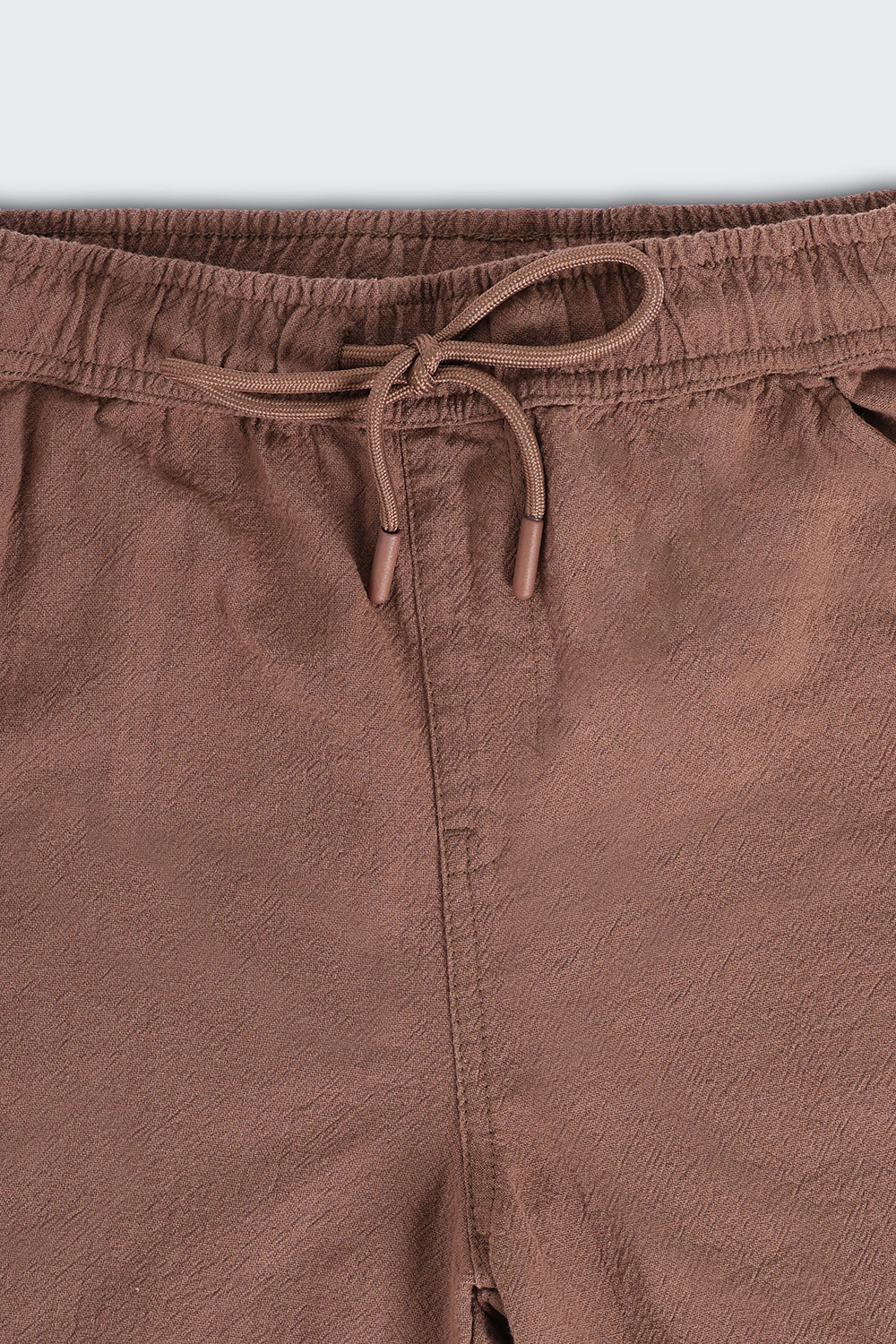 Brown Solid Regular Fit Shorts - Image 4