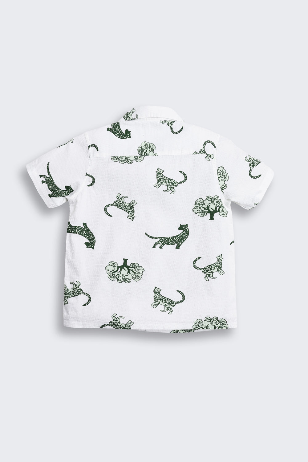 White Graphic Regular Fit Shirt for Tweens Boys - Image 3
