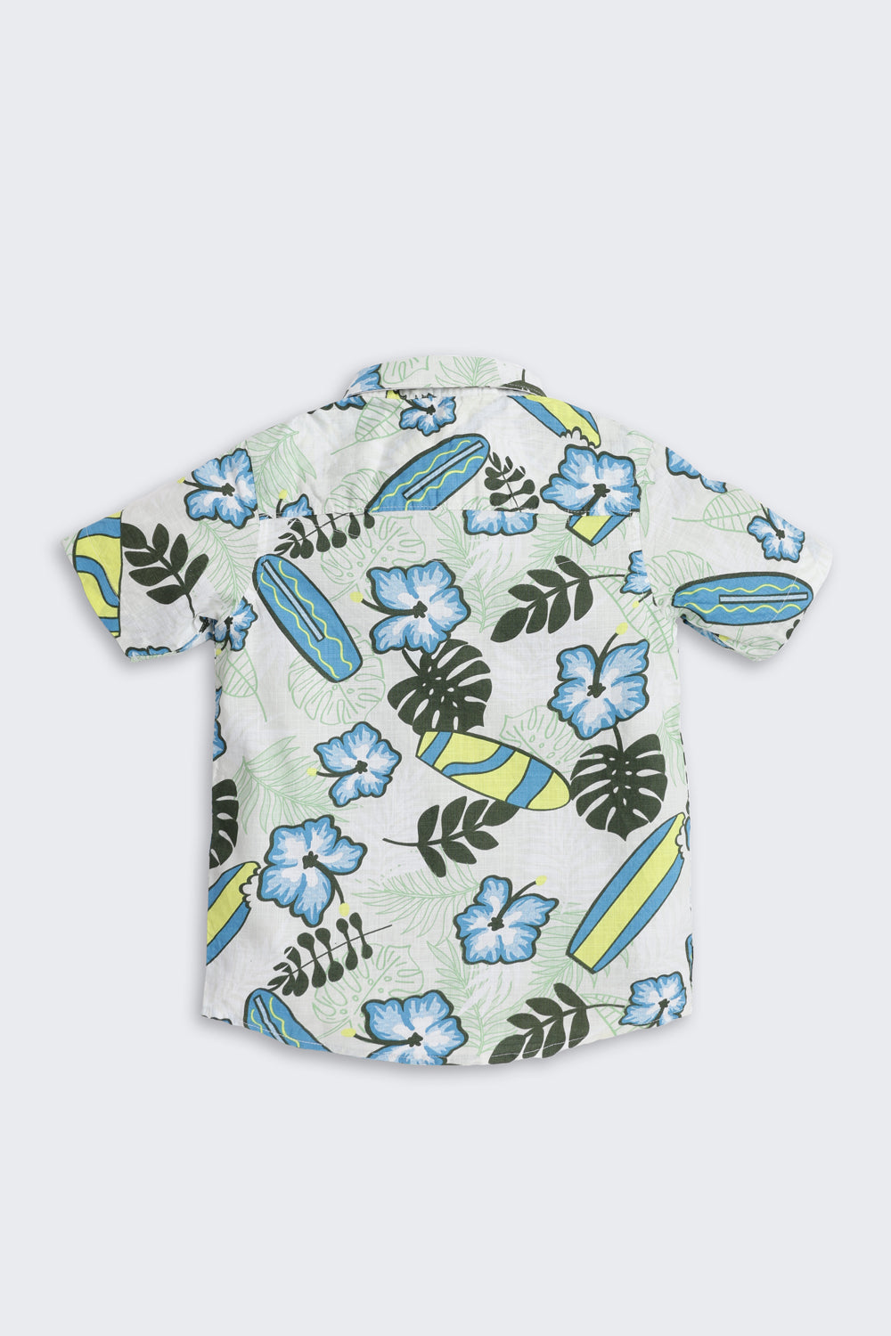 Multi-coloured Tropial Printed Regular Fit Shirt for Boys - Image 3