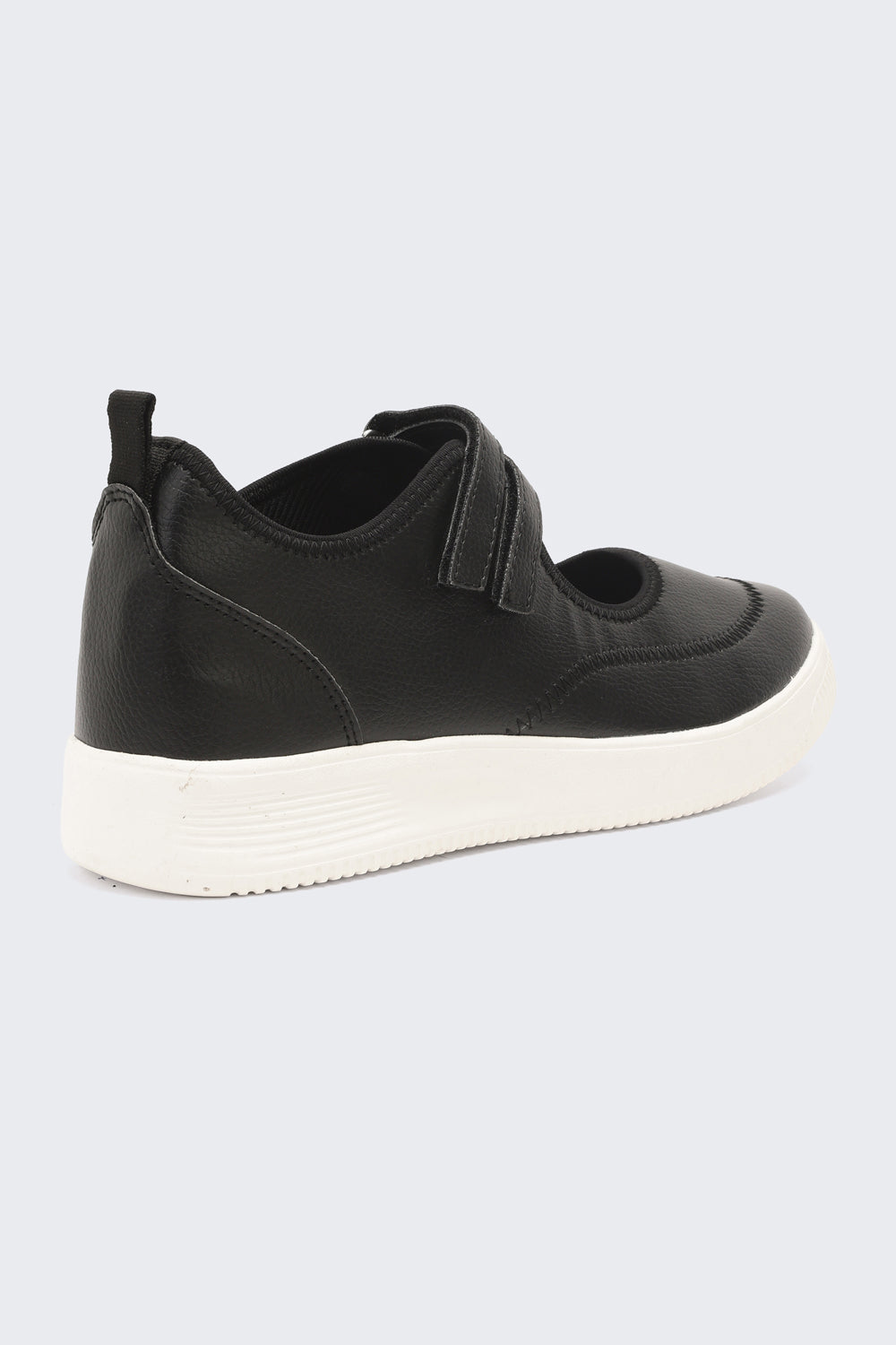 Black Solid Sneakers for Women - Image 3