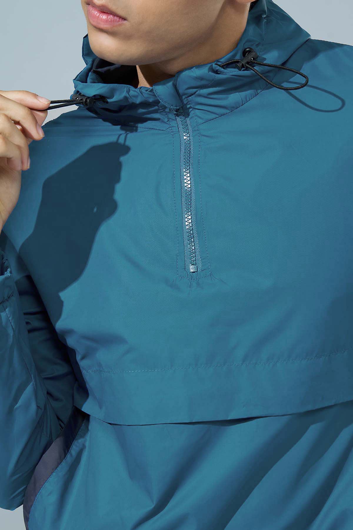 Blue Regular Fit Jacket for Men - Image 3