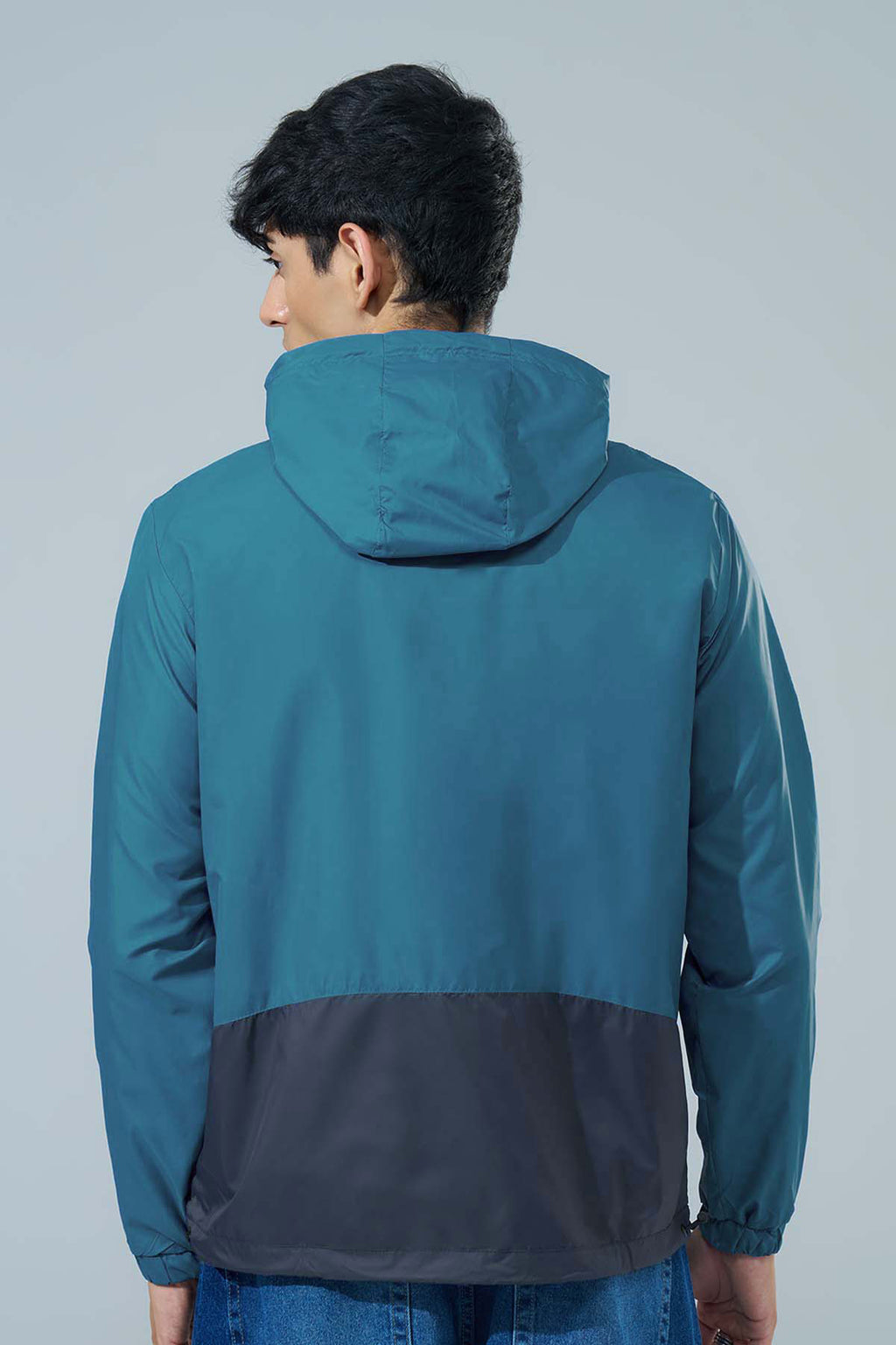 Blue Regular Fit Jacket for Men - Image 5