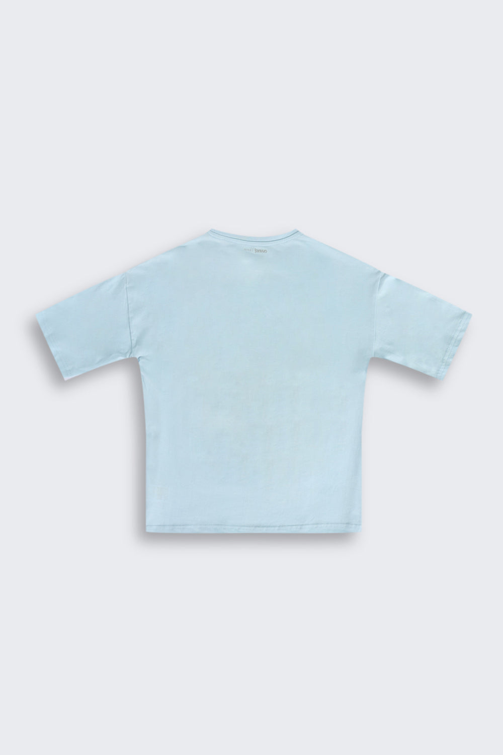 Blue Cotton Regular Fit T-Shirt for Tweens Boys - Image 3