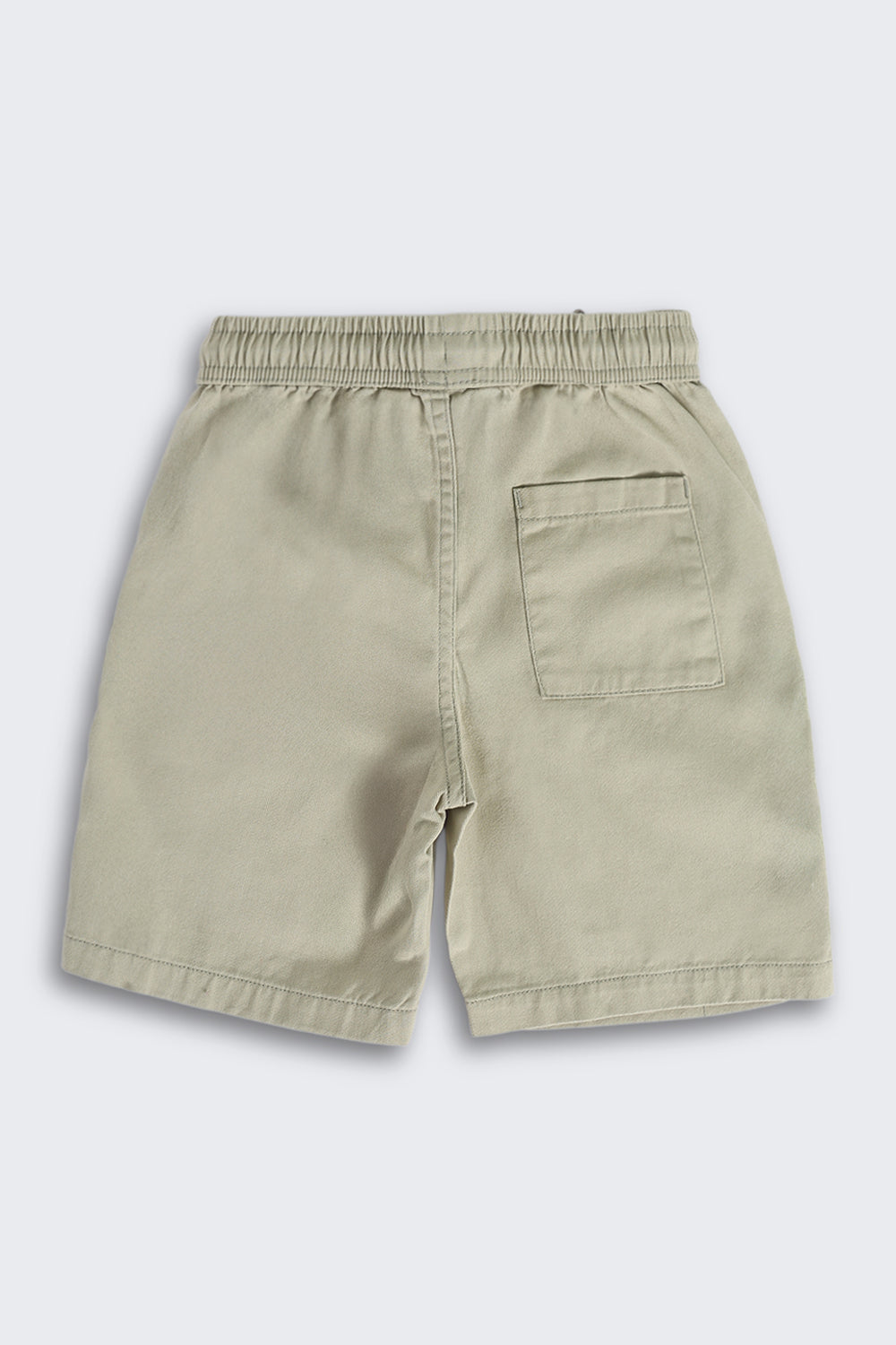 Green Regular Fit Cargo Shorts With 3 Pocket for Boys - Image 3