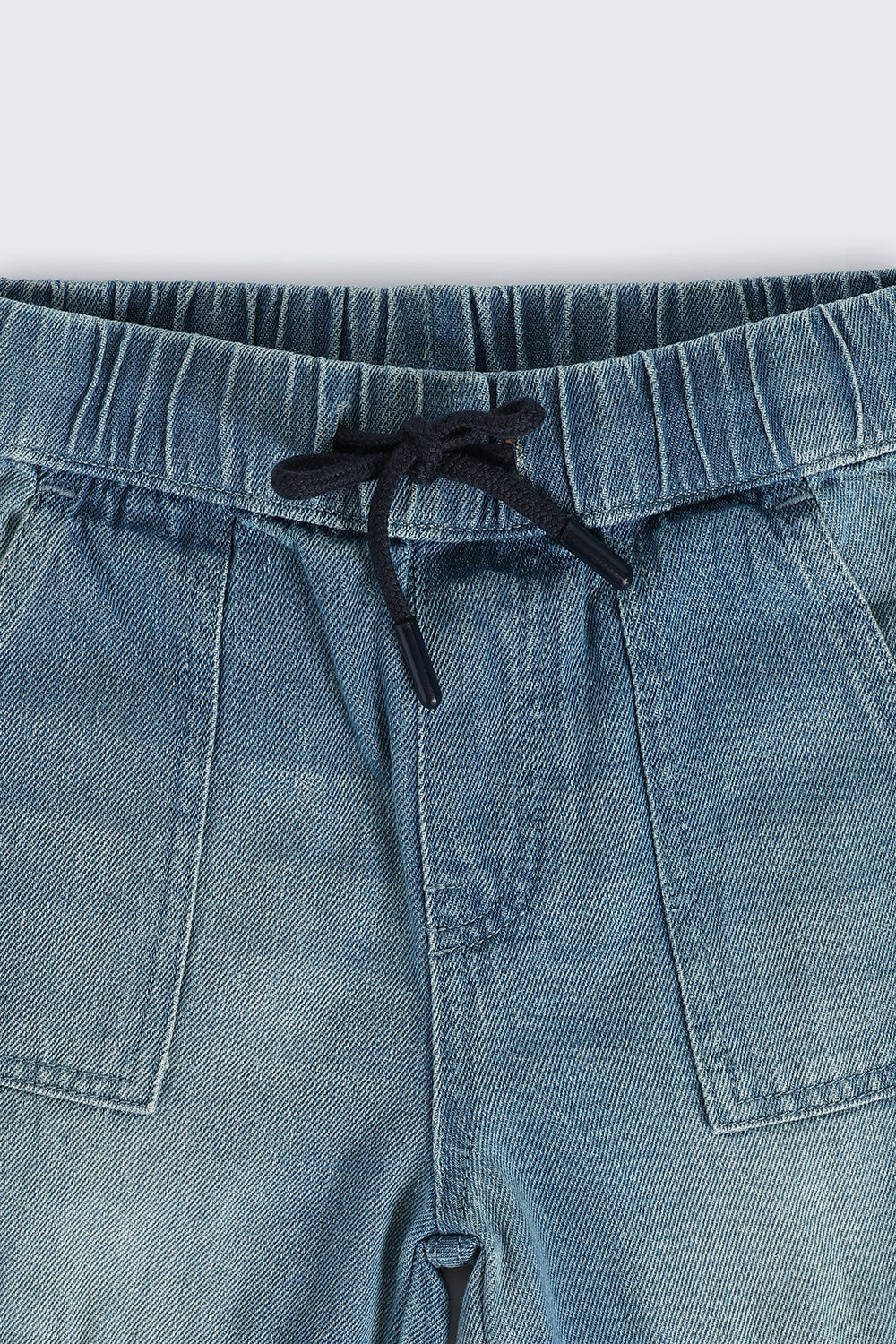 Blue Jogger Fit 6 Pocketed Jeans for Boys - Image 4