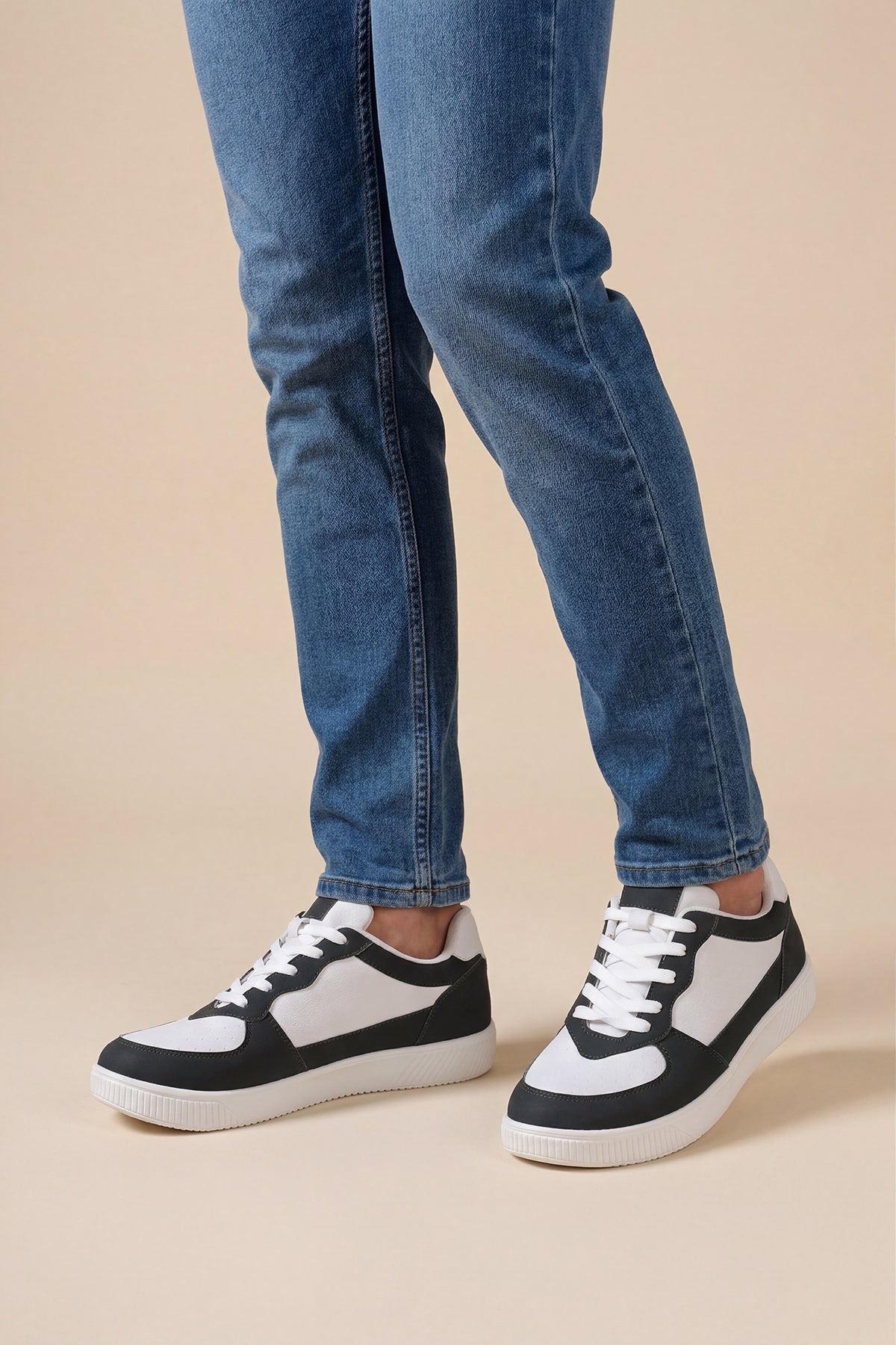 Dark Green Colourblocked Sneakers for Men - Image 1