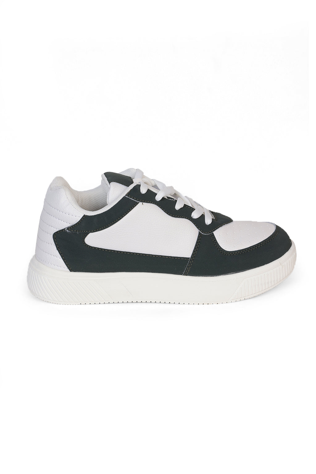 Dark Green Colourblocked Sneakers for Men - Image 2