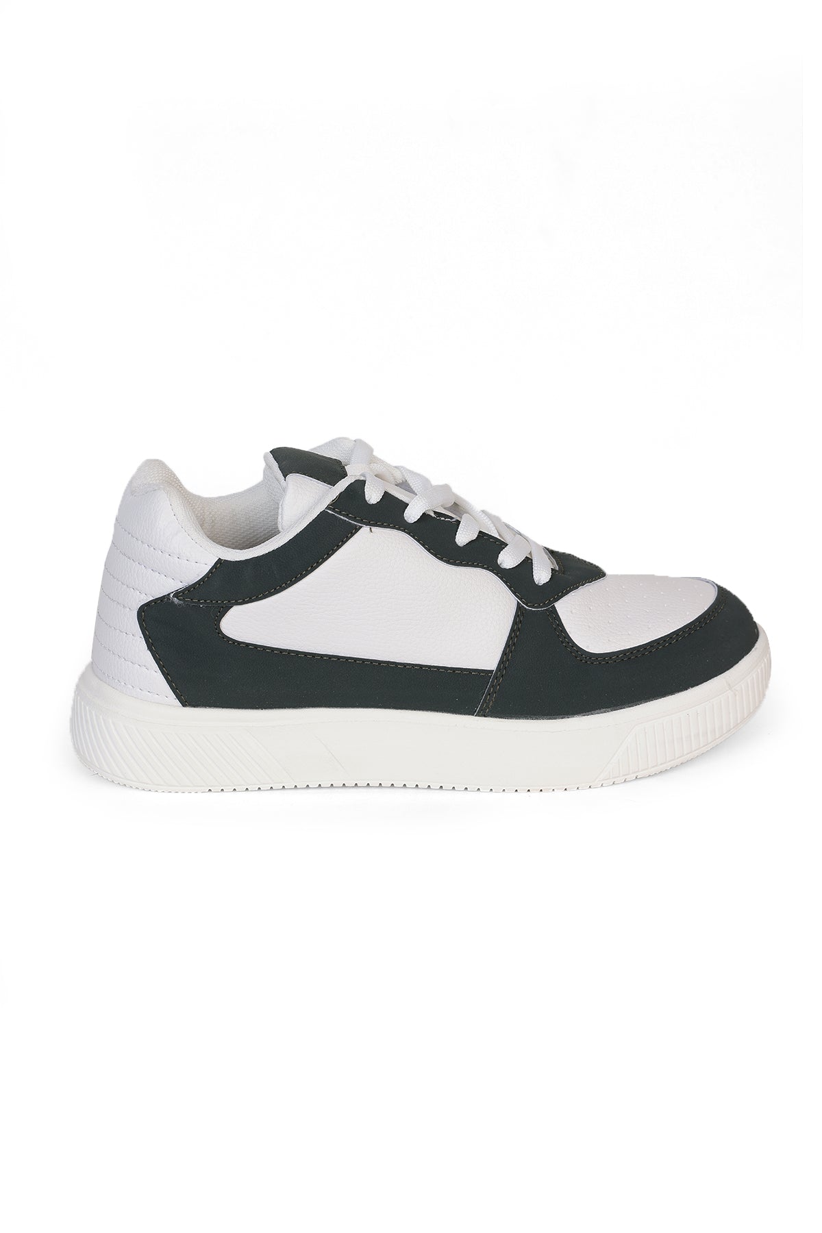 Dark Green Colourblocked Sneakers for Men - Image 2